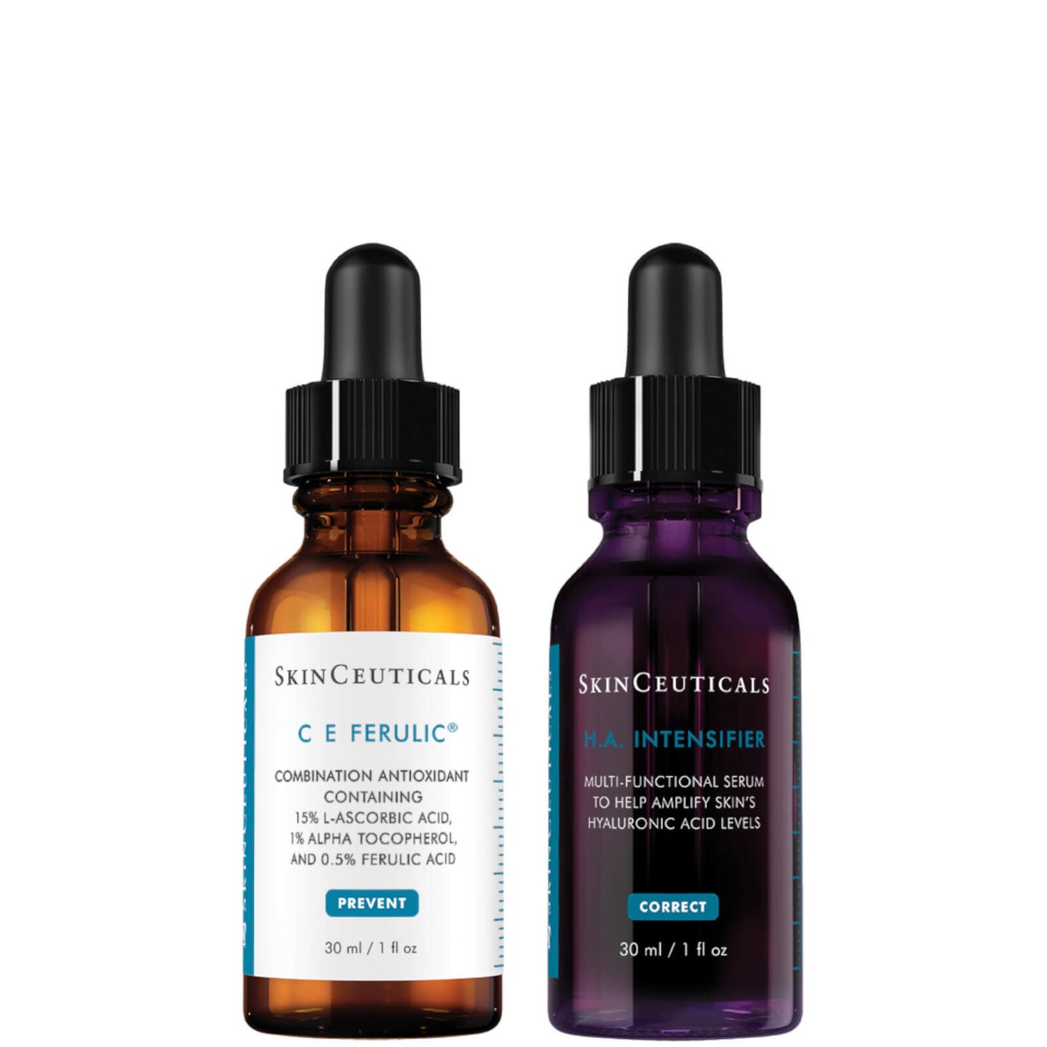 SkinCeuticals Anti-Aging Refine and Plump Regimen with Vitamin C and Hyaluronic Acid