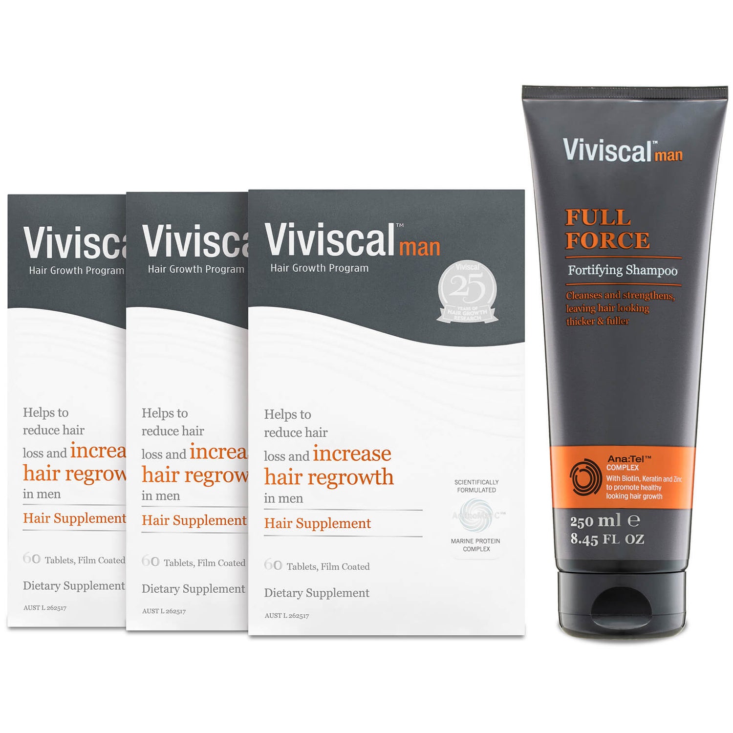 Viviscal Men s 3 Month Value Pack Lookfantastic UAE