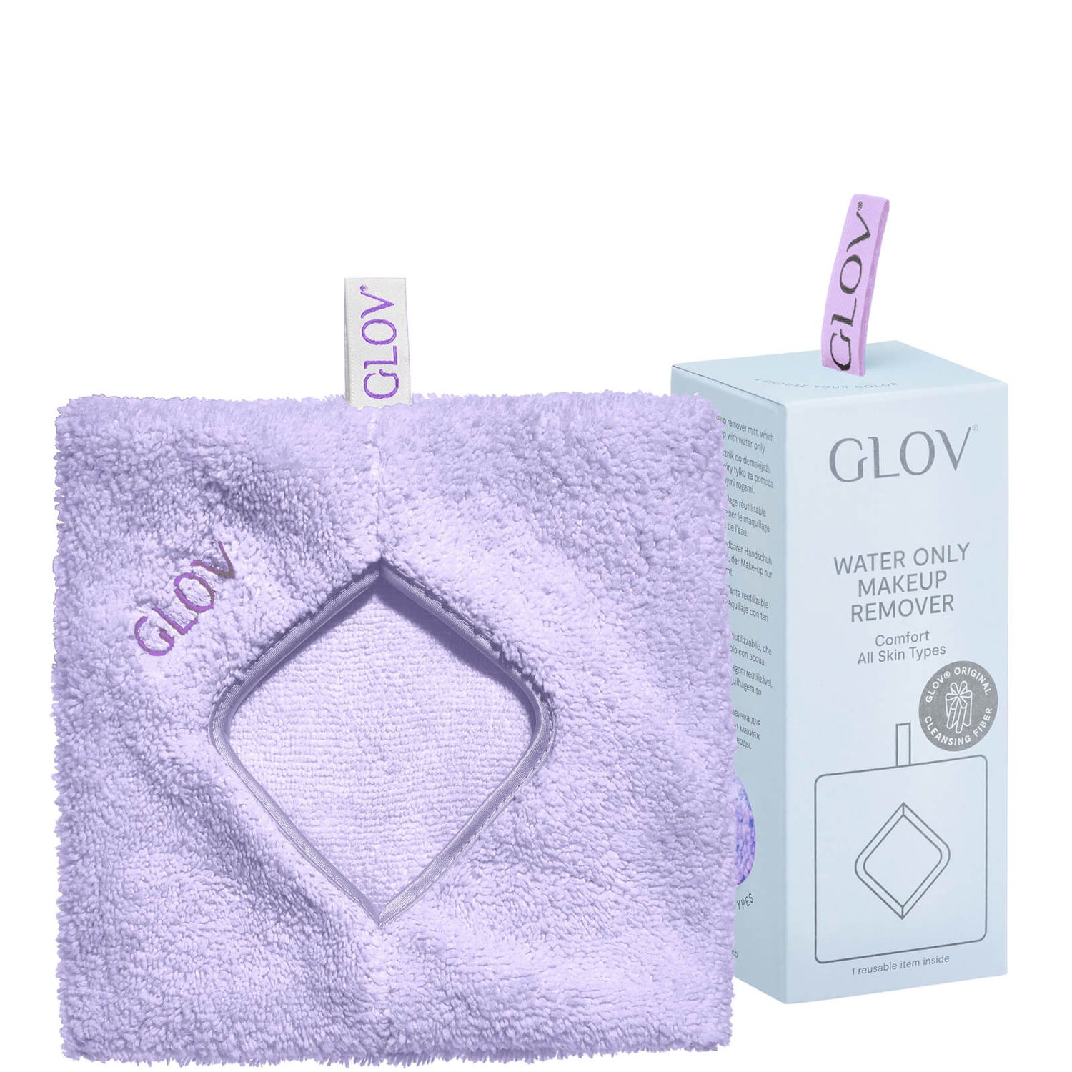 GLOV® 舒適潔面手套 - 可愛紫莓