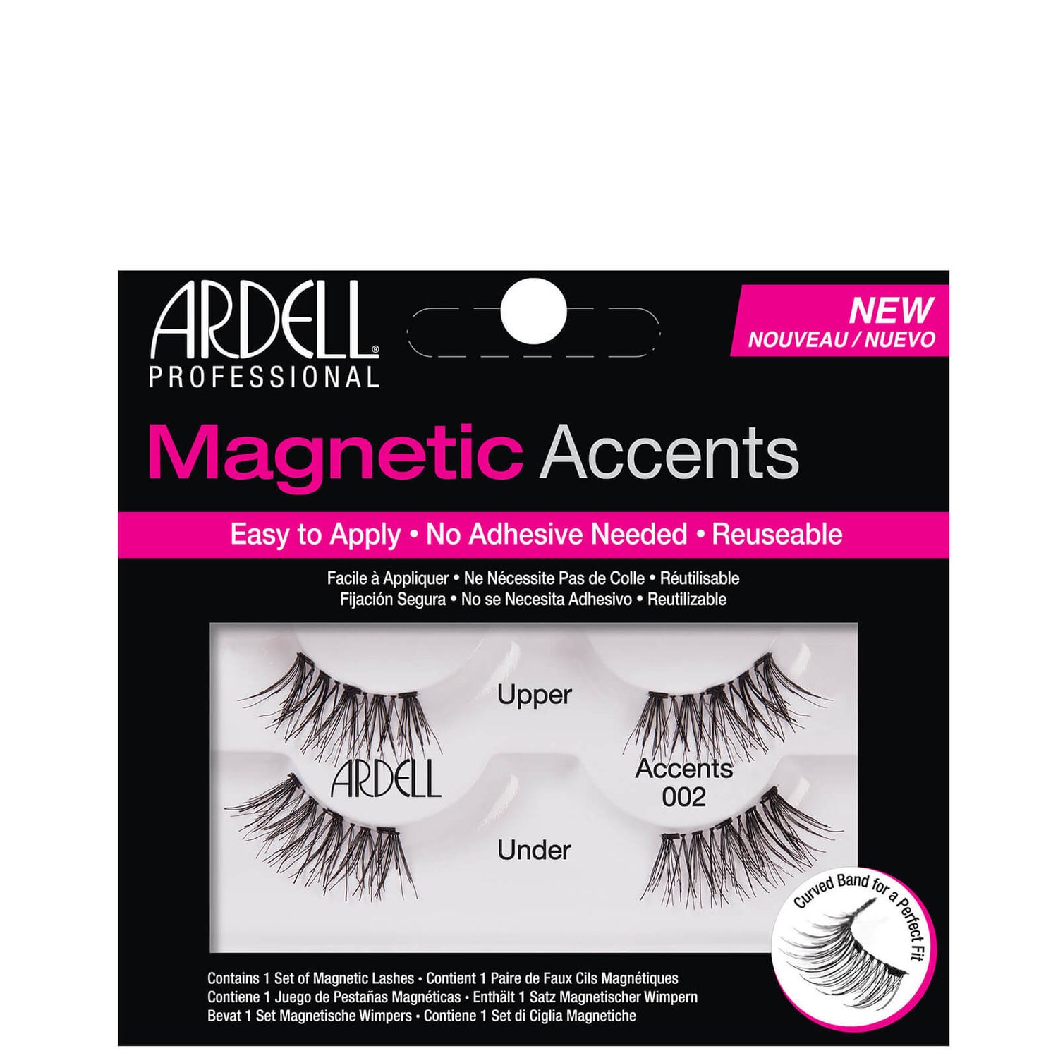 Ardell Magnetic Lash Natural Accents 002 False Eyelashes(아델 마그네틱 래시 내추럴 악센트 002 폴스 아이래시)