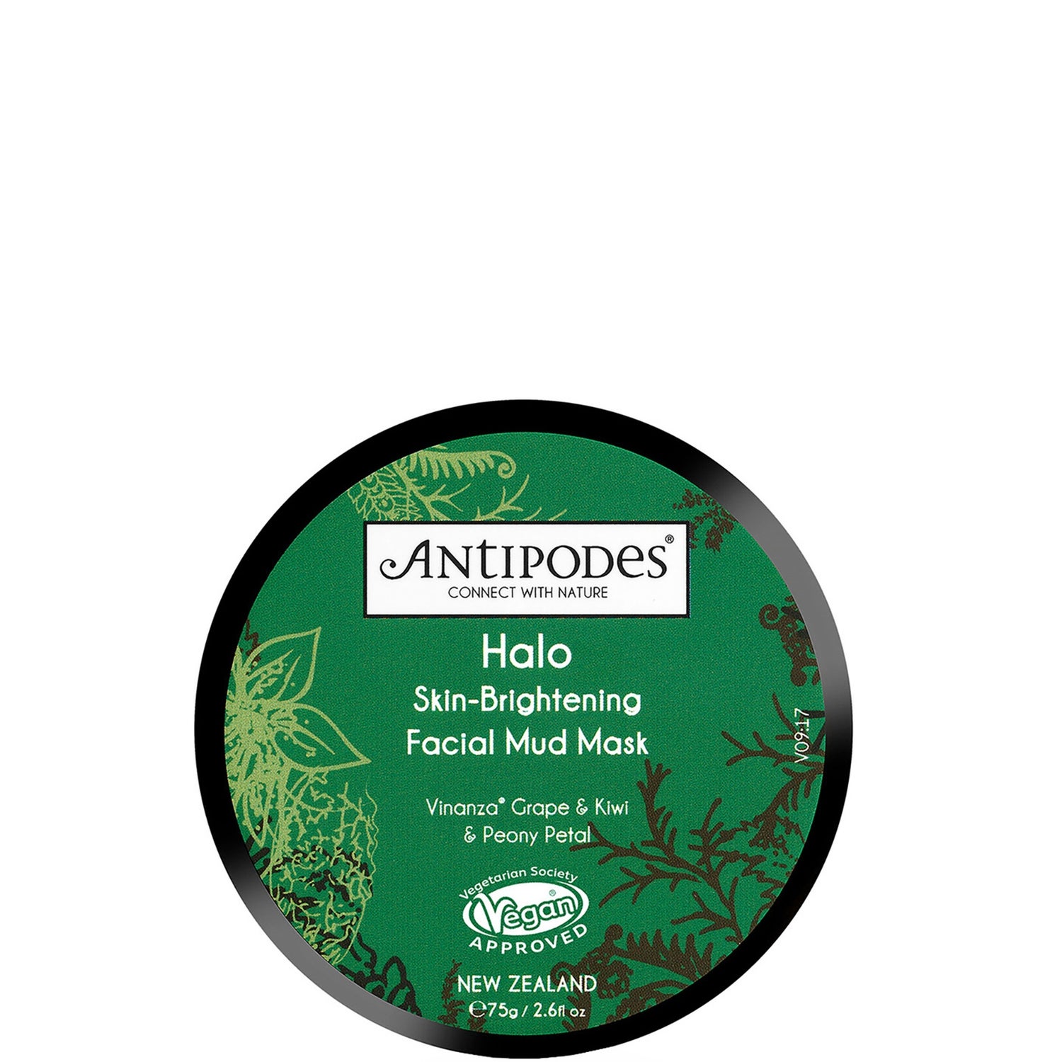 Отбеливающая грязевая маска для лица Antipodes Halo Skin Brightening Facial Mud Mask 75 г