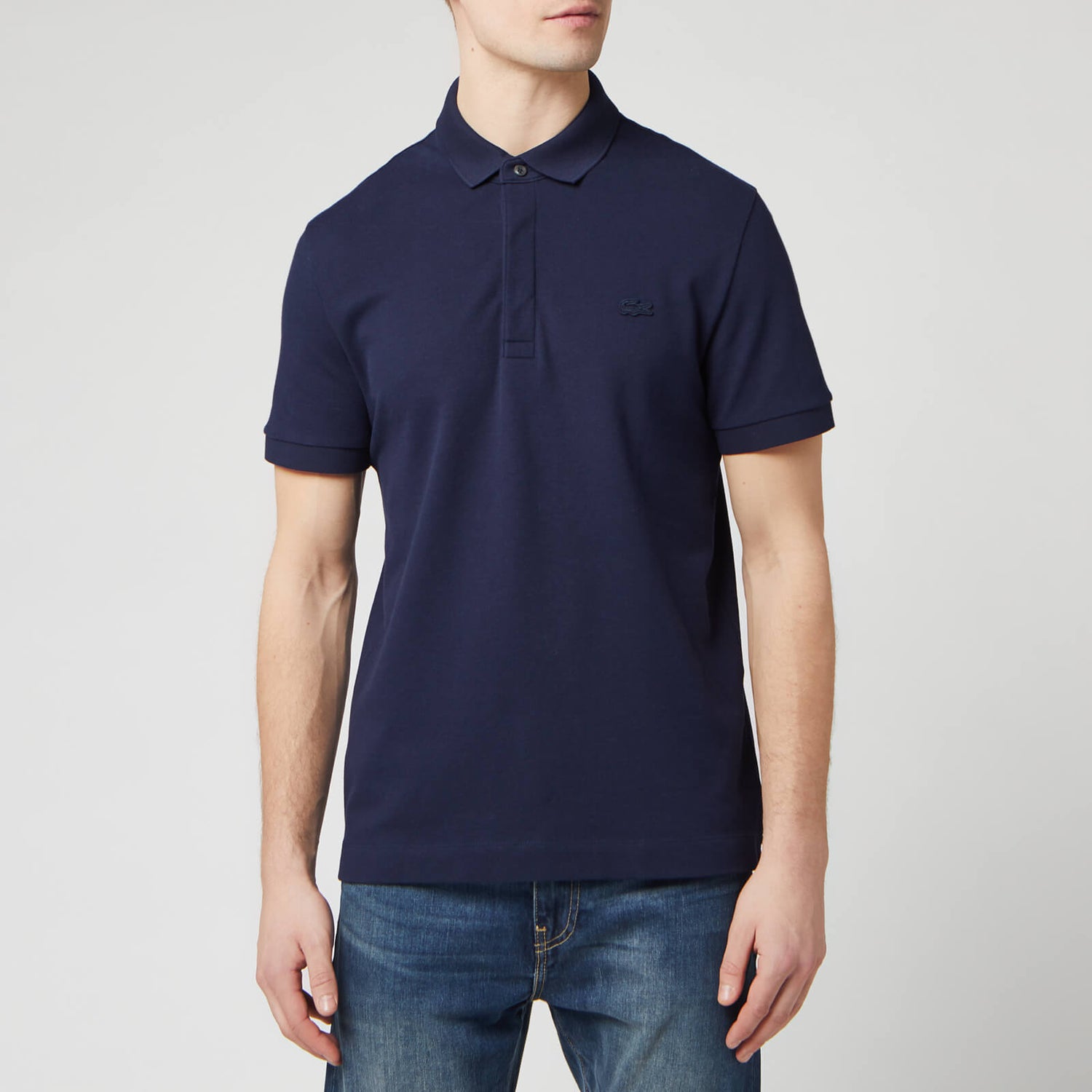 Lacoste Men's Paris Polo Shirt - Navy Blue - 3/S