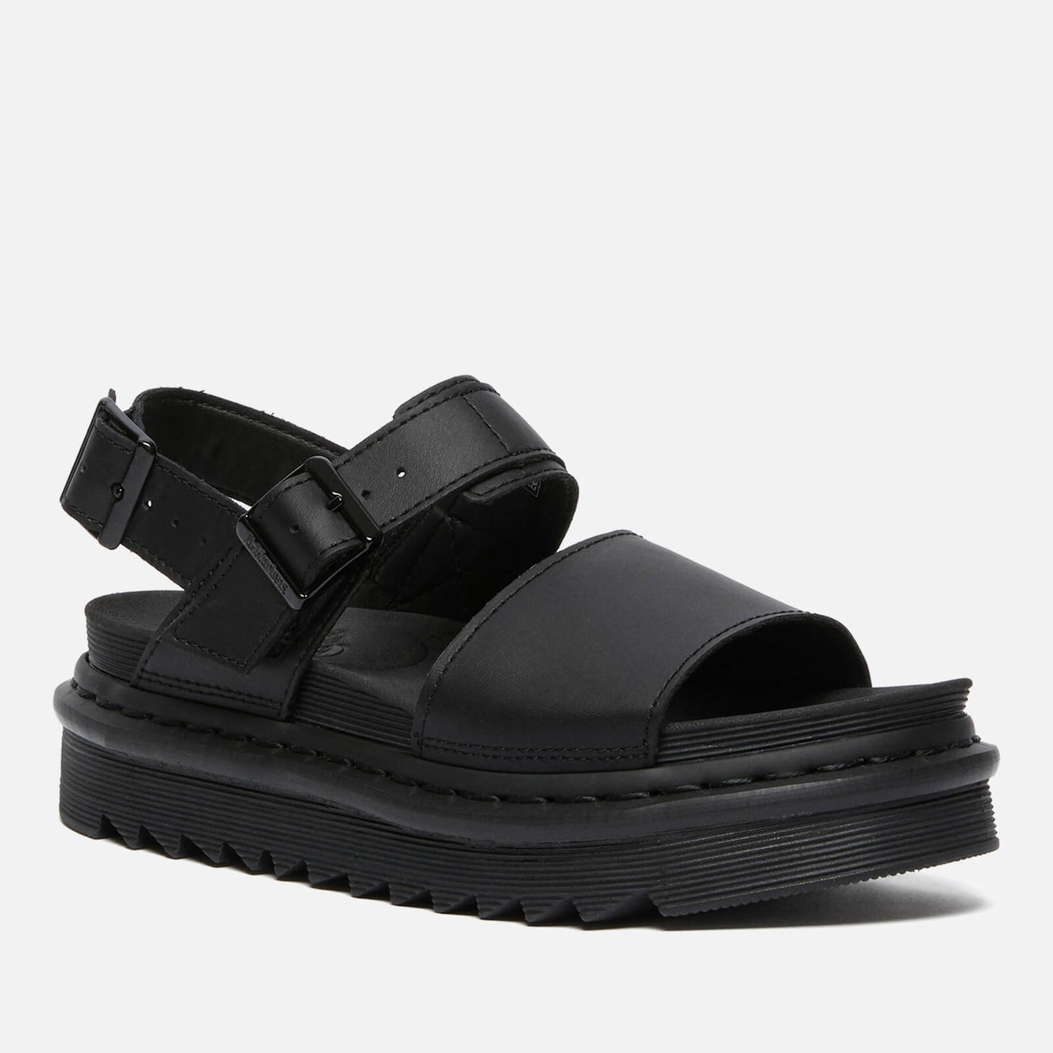 Dr. Martens Women's Voss Leather Strap Sandals - Black - UK 3