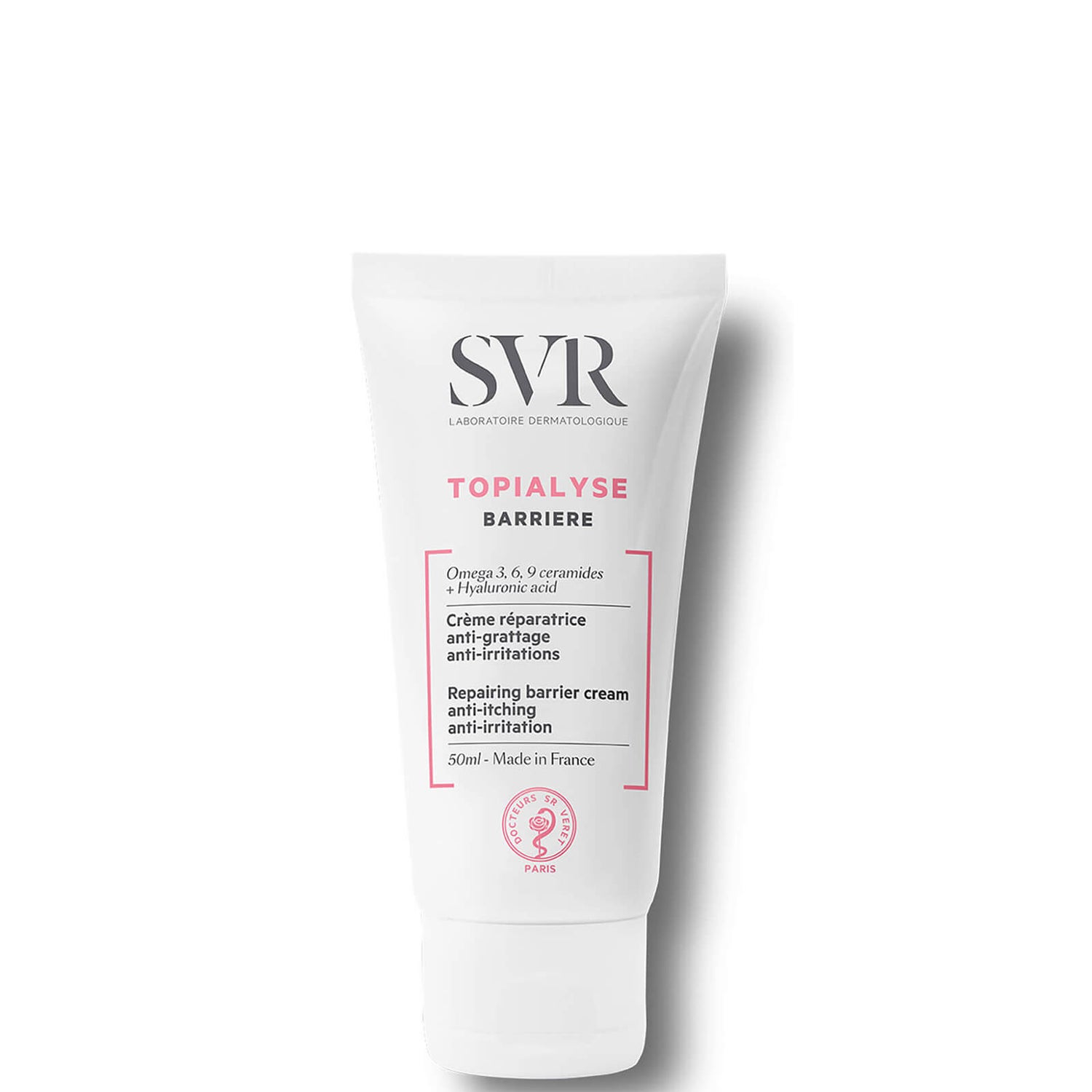 SVR Topialyse Anti-Chafe & Barrier Cream for hardworking hands + friction points where skin is sensitised — 50ml 