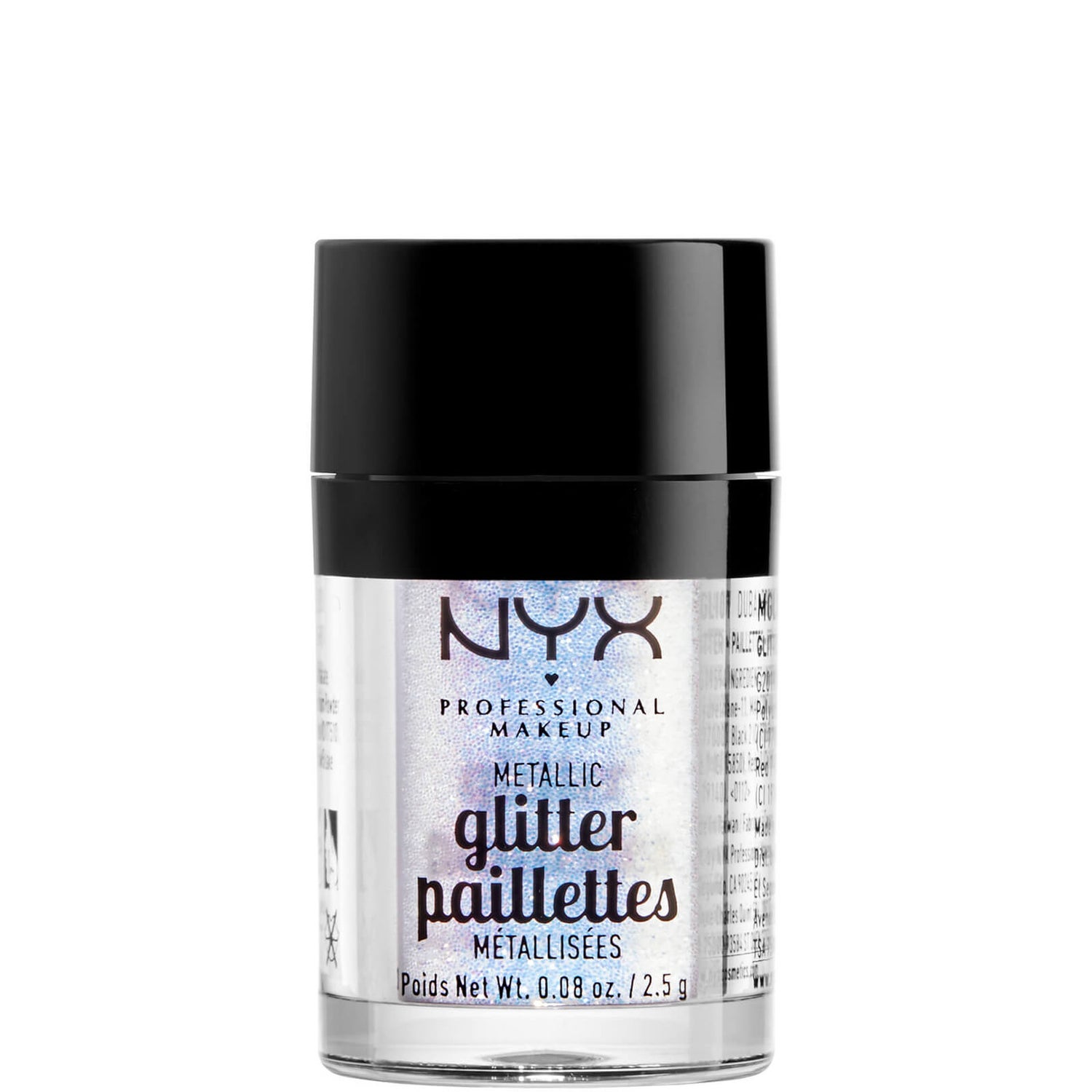 NYX Professional Makeup Metallic Glitter -kimalle, Lumi