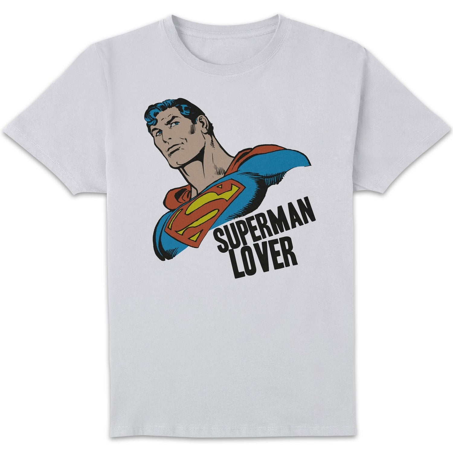 T-Shirt Homme Superman Lover (DC Comics) - Blanc