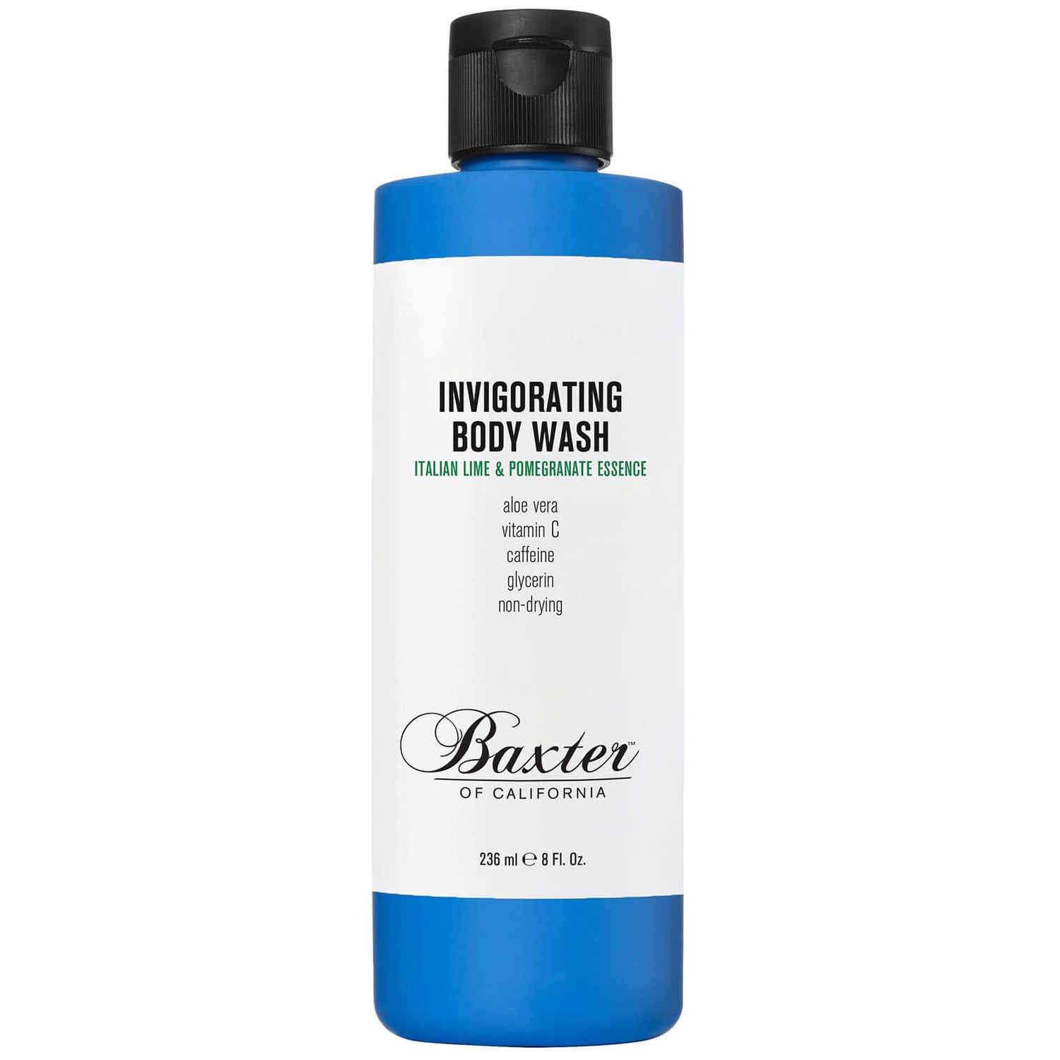 Gel corporal revigorizante de Baxter of California 236 ml - Lima italiana y granada