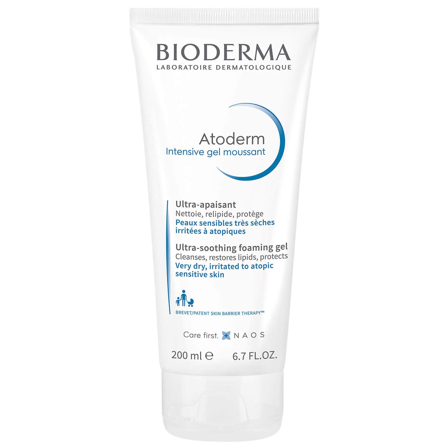 BIODERMA Atoderm Intensive Gel Moussant Hydrating Foaming Body Wash for Dry Skin 200ml