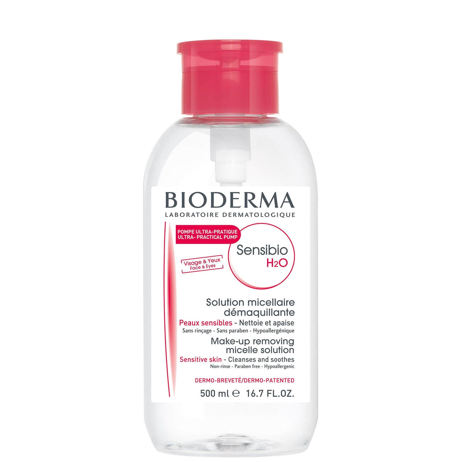 Bioderma Sensibio H2O Pump Reverse(바이오더마 센시바이오 H2O 펌프 리버스 500ml, 한정판)