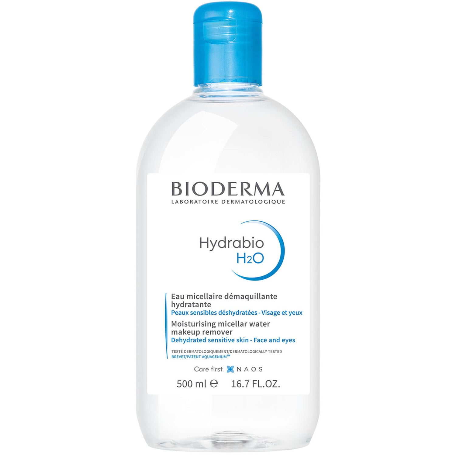 Bioderma Hydrabio H2O Agua micelar hidratante desmaquillante Piel sensible deshidratada