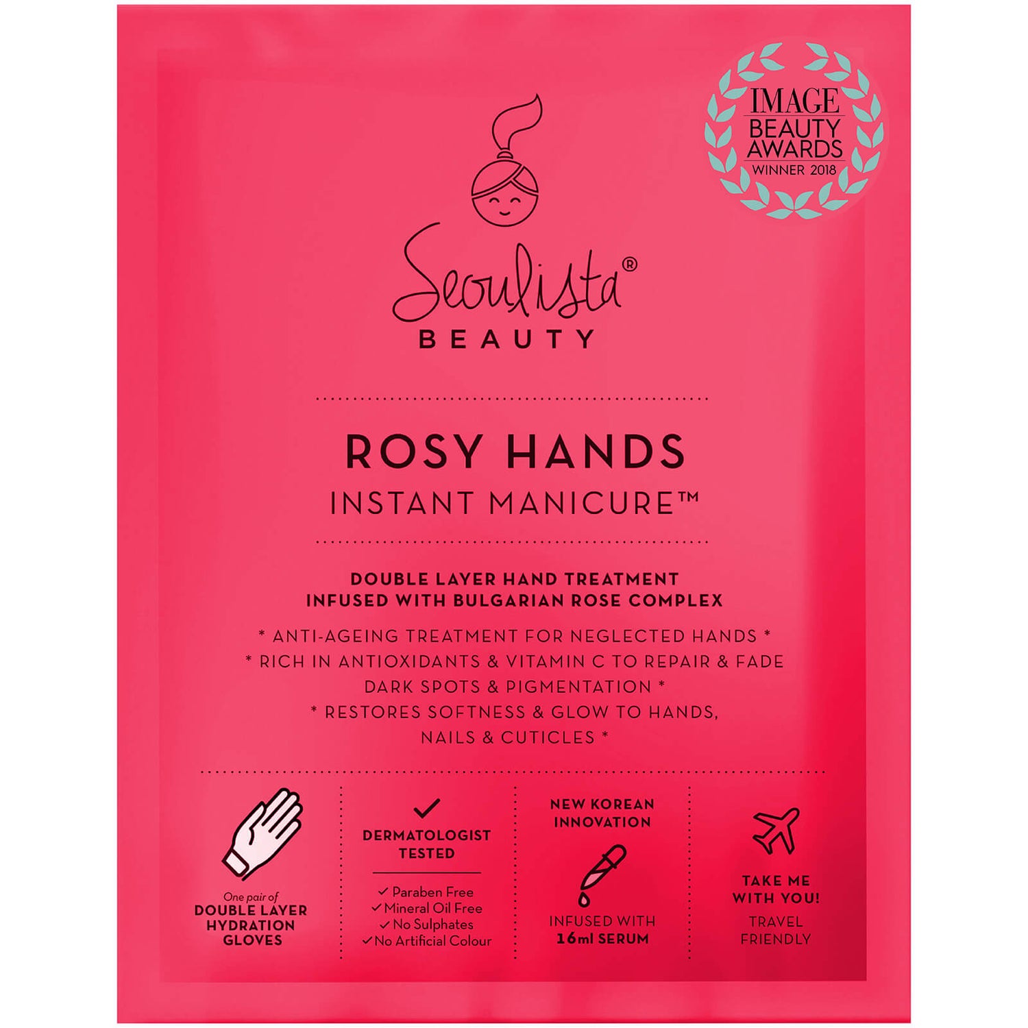Masque pour les Mains Rosy Hands Instant Manicure™ Seoulista BEAUTY