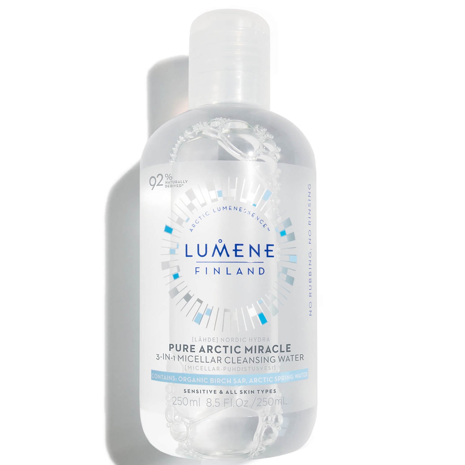 Agua micelar limpiadora 3 en 1 Pure Arctic Miracle Nordic Hydra [Lähde] de Lumene 250 ml