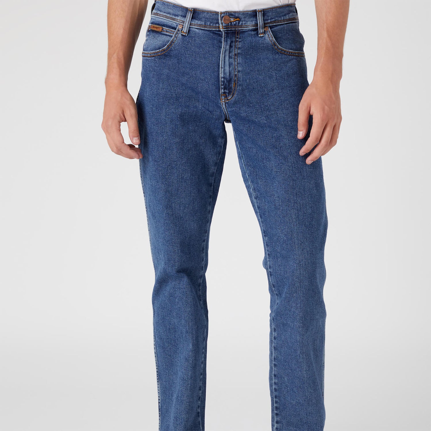 Wrangler Men's Texas Original Regular Straight Leg Jeans - Stonewash - W30/L34