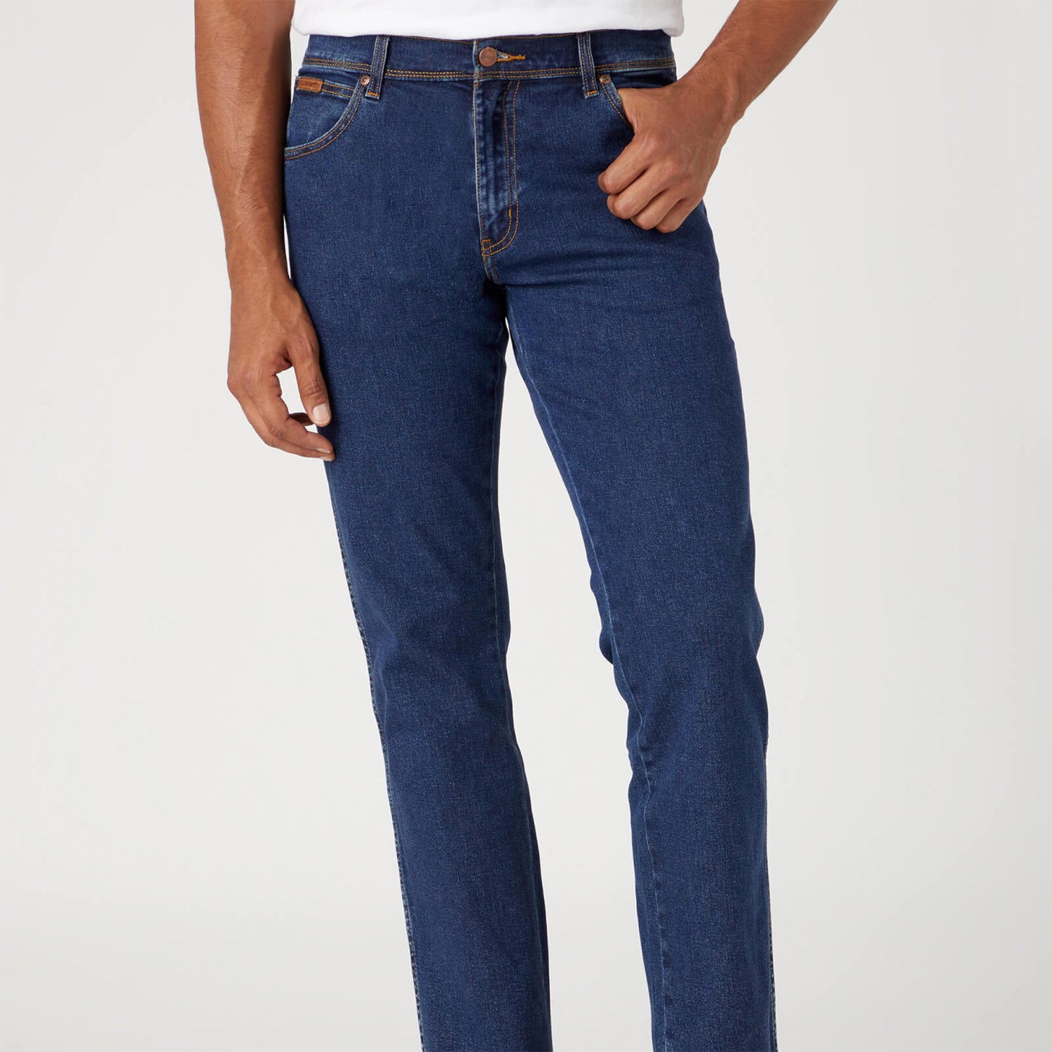 Wrangler Men's Texas Original Regular Straight Leg Jeans - Dark Stone - W30/L30