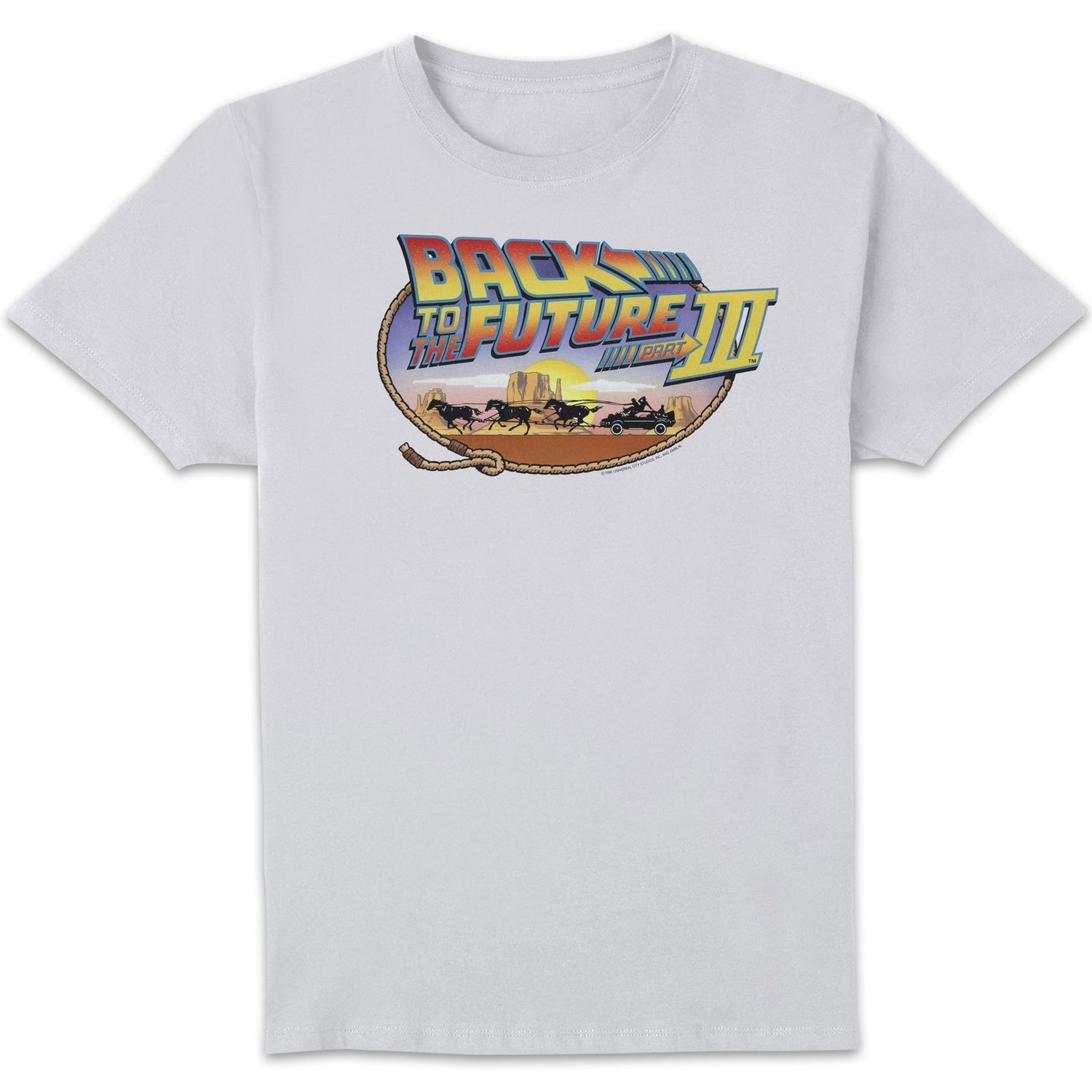 Back To The Future Lasso T-Shirt - White