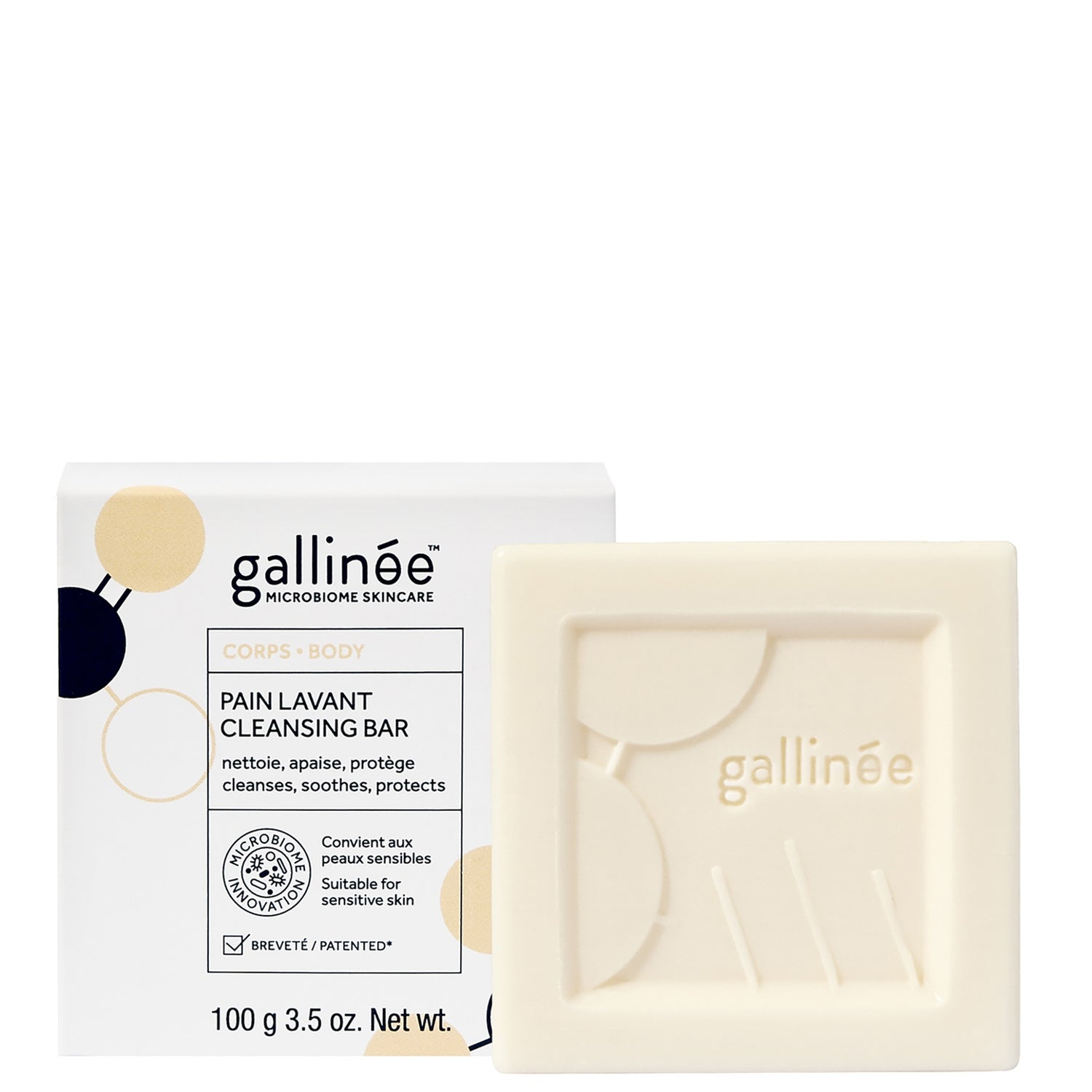 Gallinée Prebiotic Cleansing Bar 100g