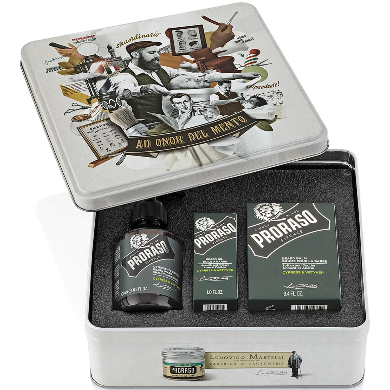 Proraso Beard Care Tin - Cypress and Vetyver (Worth £37.50)