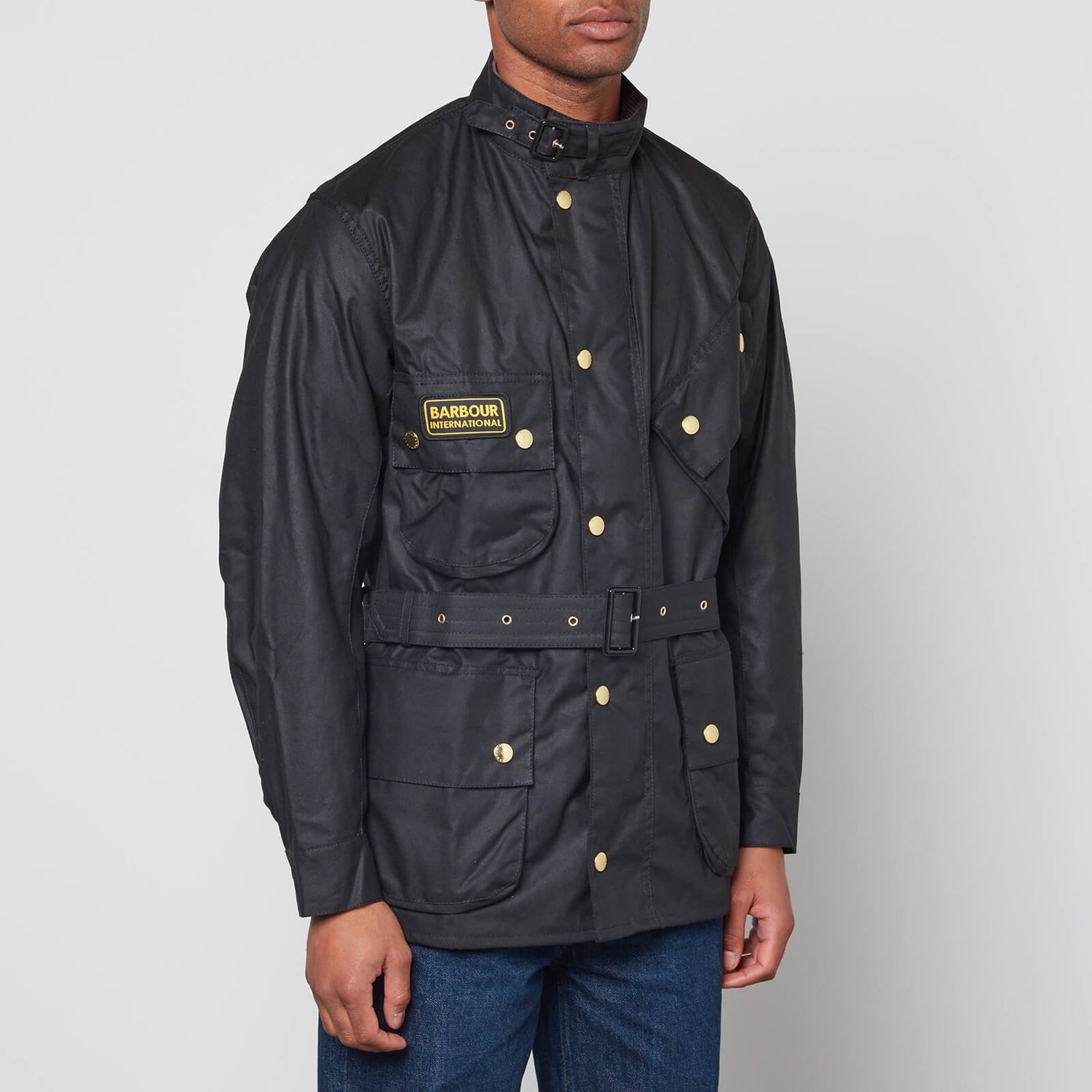 Barbour International Men's Original Jacket - Black - 38"/S