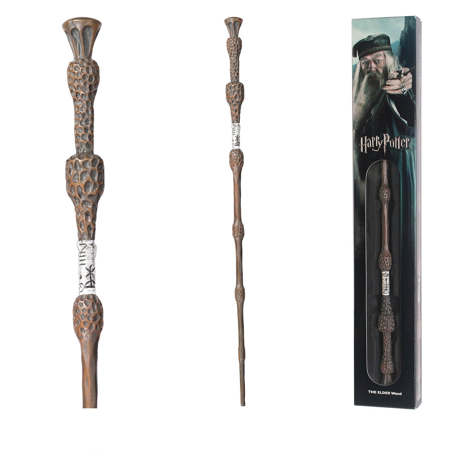 Harry Potter Dumbledores Wand Prop Replica with Window Box - Brown