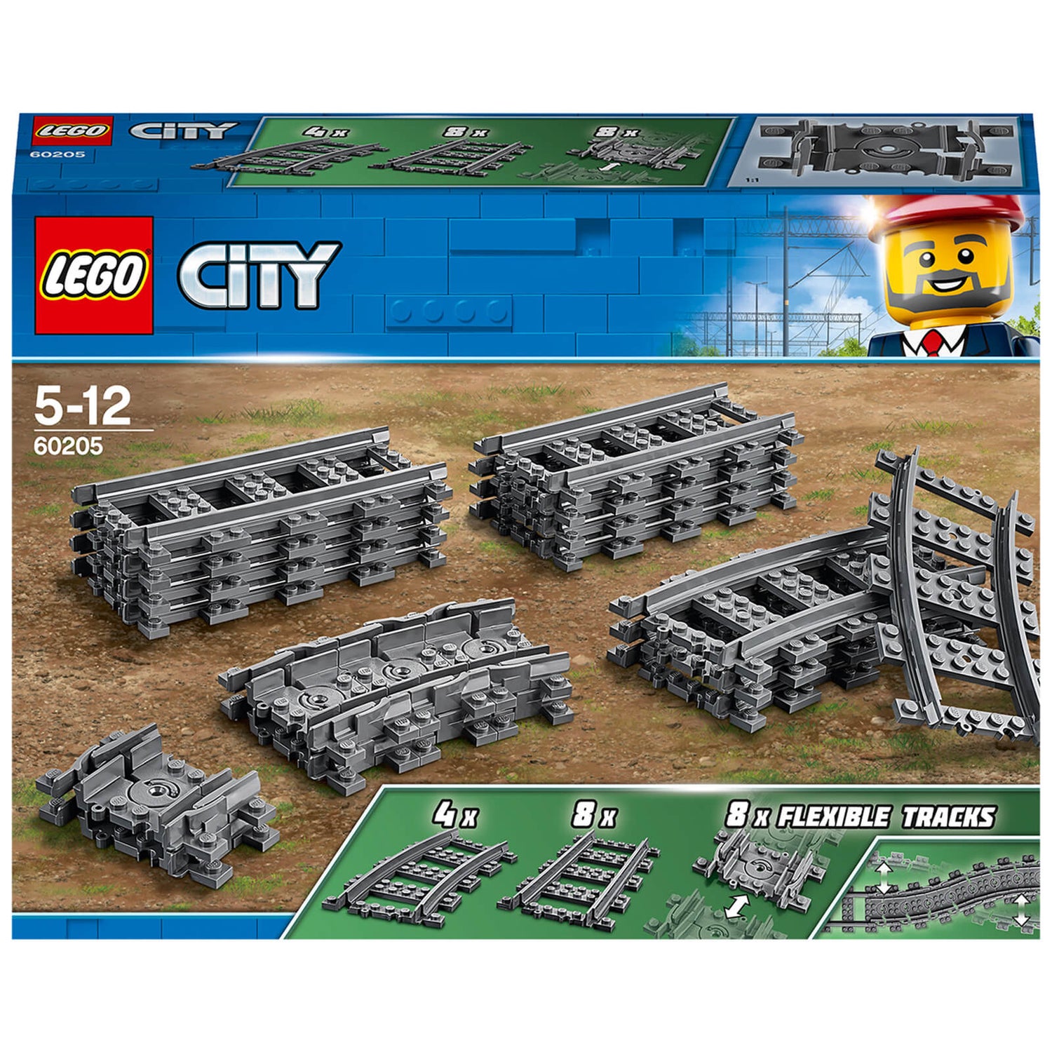 LEGO City: Tracks 20 Pieces Set (60205)