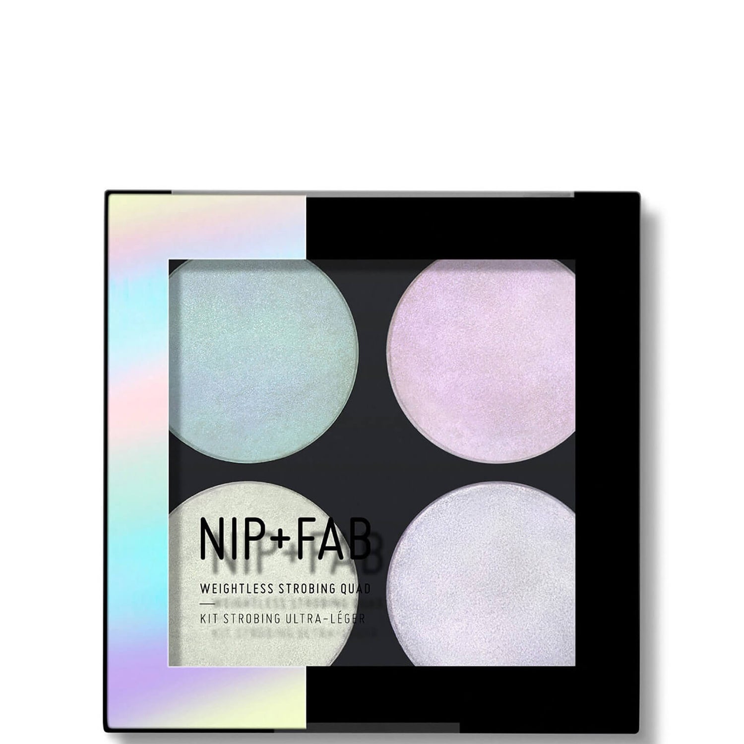 NIP+FAB Make Up Highlighter Quad – Weightless Strobing paleta pudrów rozświetlających 12 g