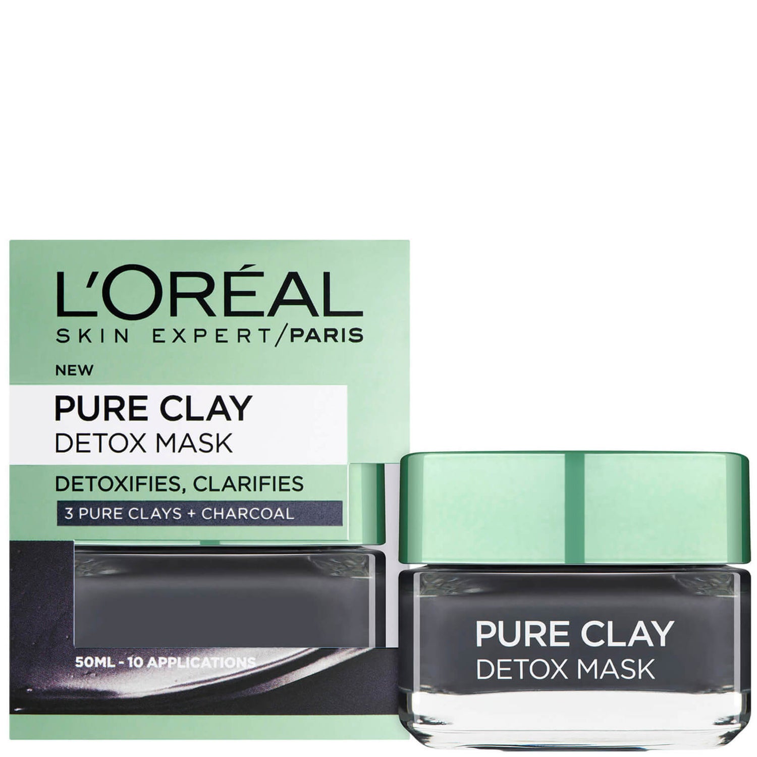 Masque Detox Argile Pure L'Oréal Paris 50 ml