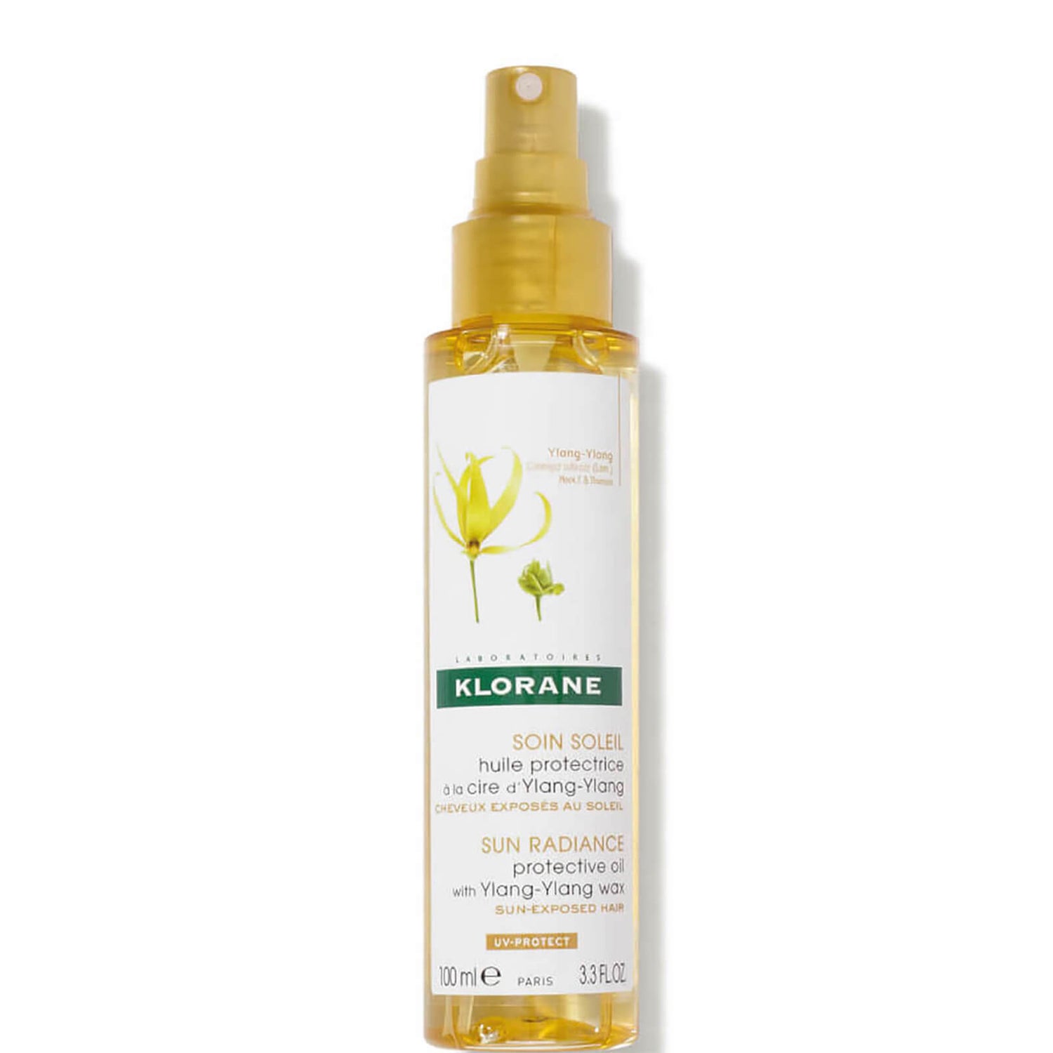 KLORANE Protective Oil with Ylang-Ylang Wax (3.3 fl. oz.)