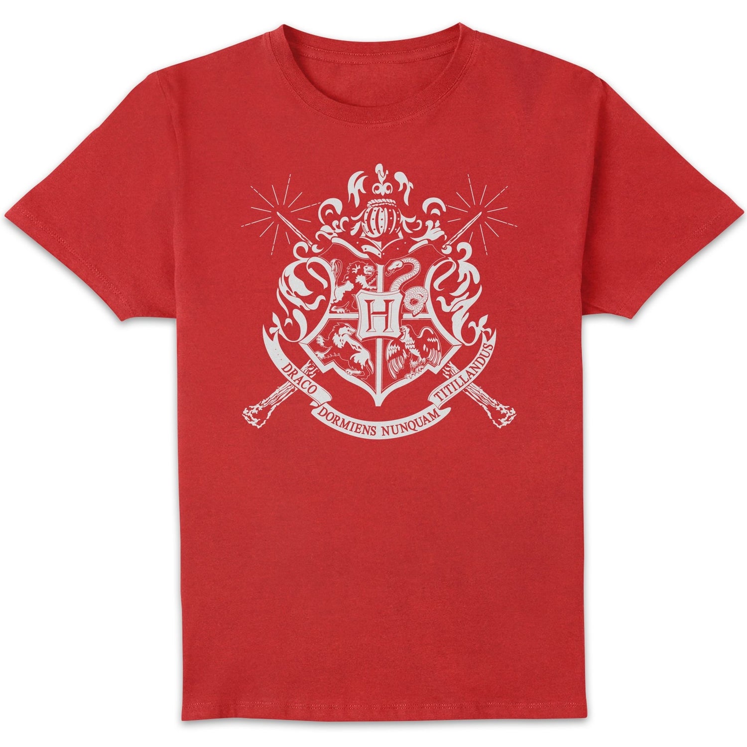 Harry Potter Hogwarts House Crest Herren T-Shirt - Rot