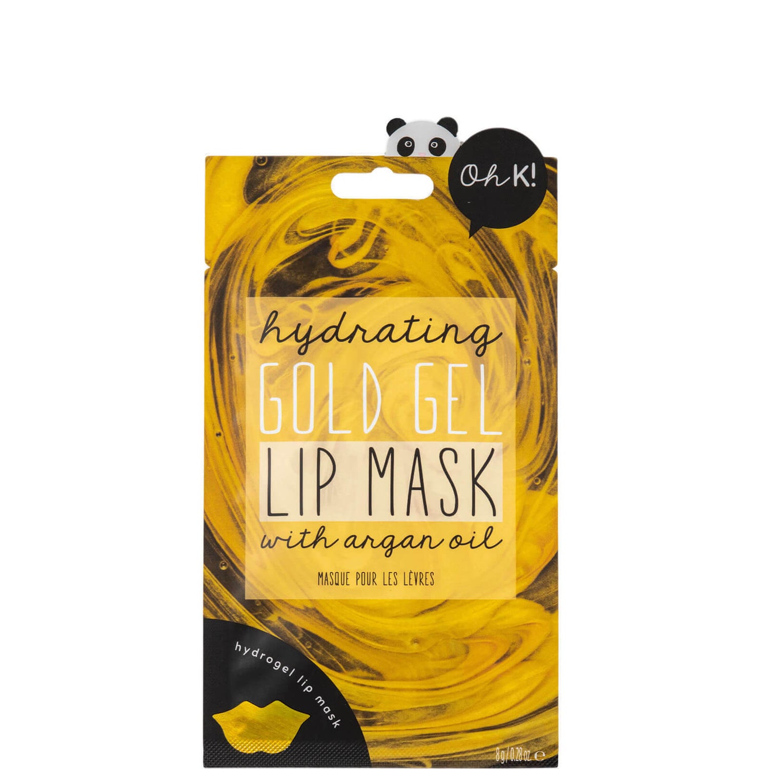 Máscara de Gel para Lábios com Ouro da Oh K! 20 ml