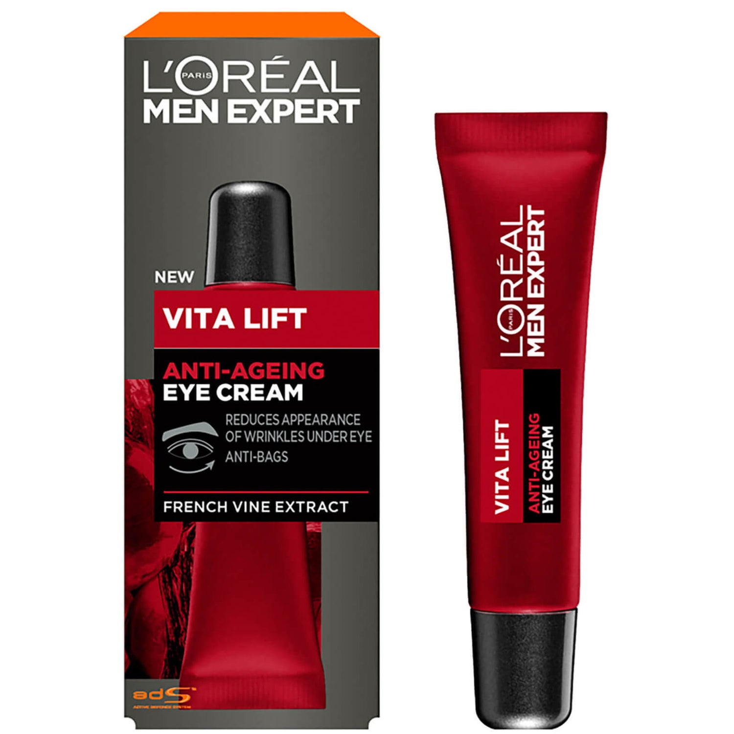 Creme de Olhos Antirrugas Men Expert Vitalift da L’Oréal Paris 15 ml