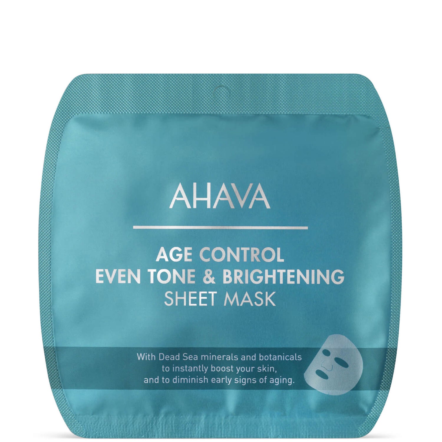 Осветляющая, омолаживающая и выравнивающая тон кожи тканевая маска AHAVA Age Control Even Tone & Brightening Sheet Mask