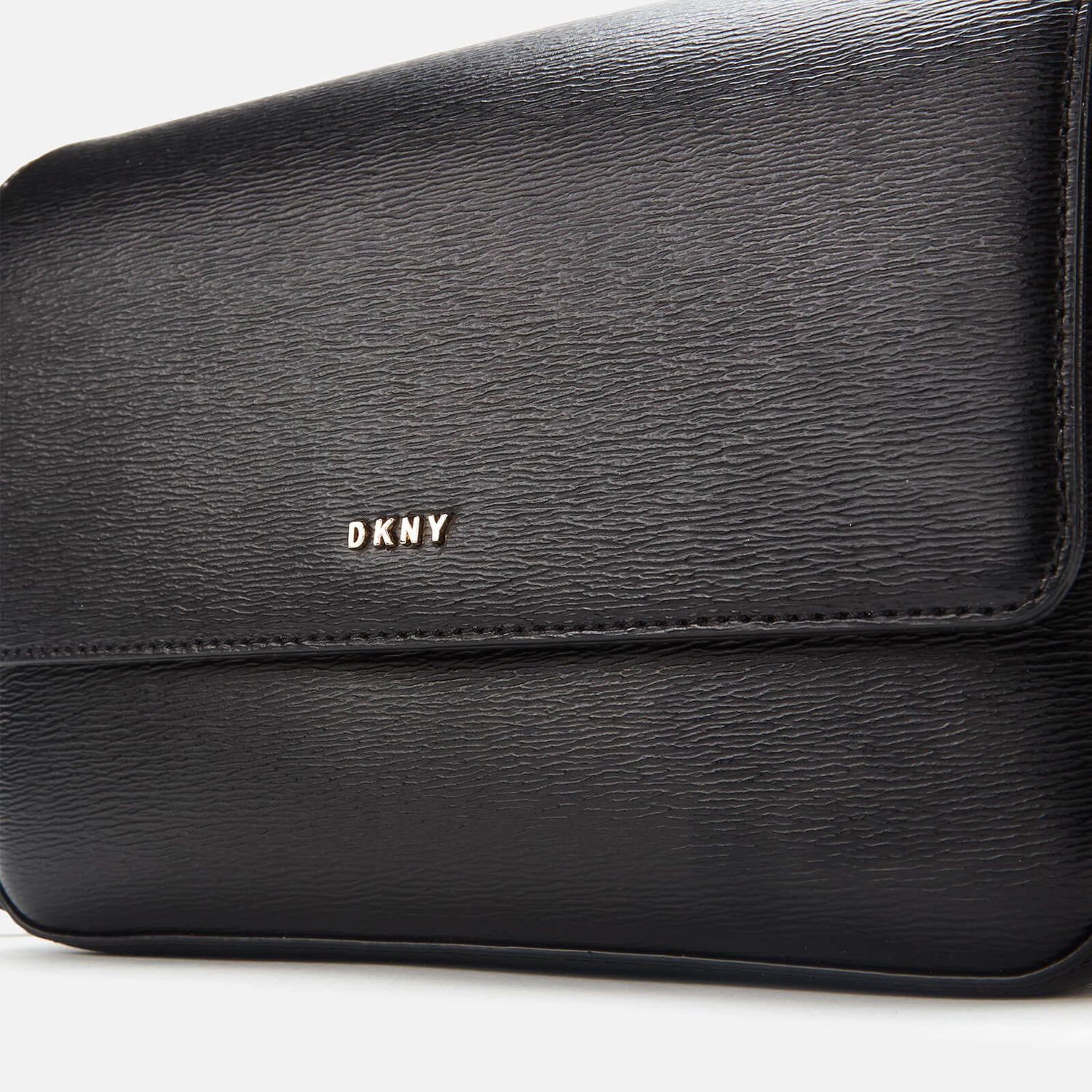 DKNY Women's Bryant Medium Flap Cross Body Bag - Sutton - Black 2