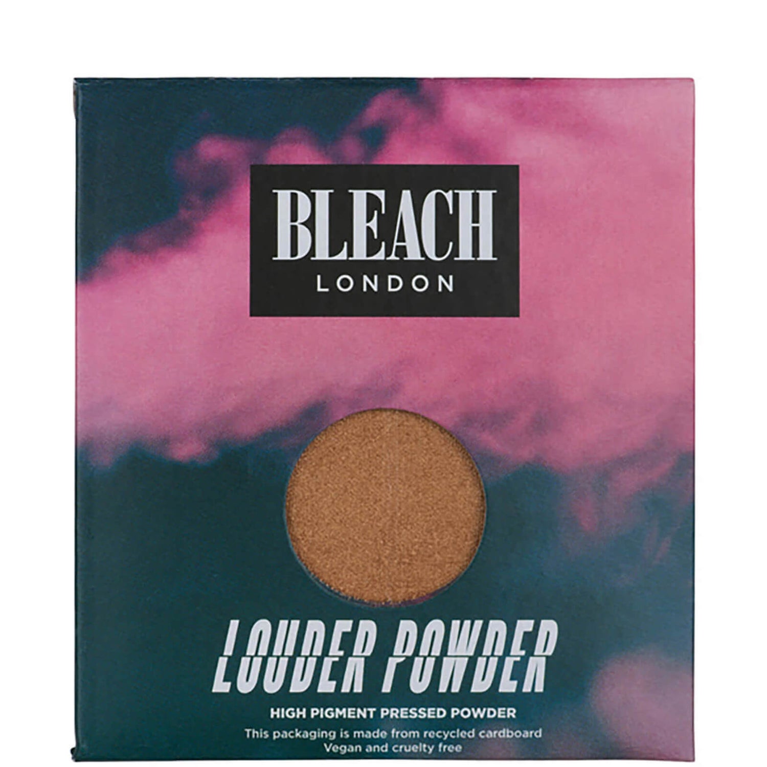 Компактные тени для век с высоким содержанием пигментов BLEACH LONDON Louder Powder Rg 3 Me