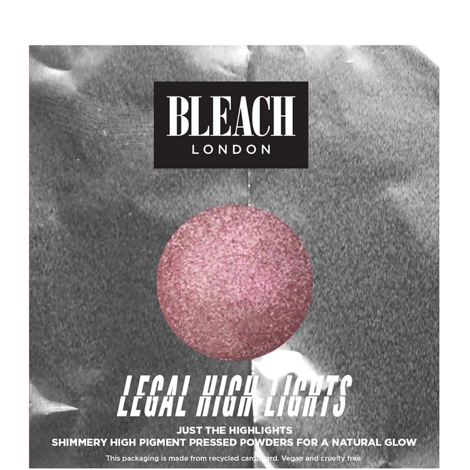 Iluminador en polvo Legal Highlights Rose de BLEACH LONDON