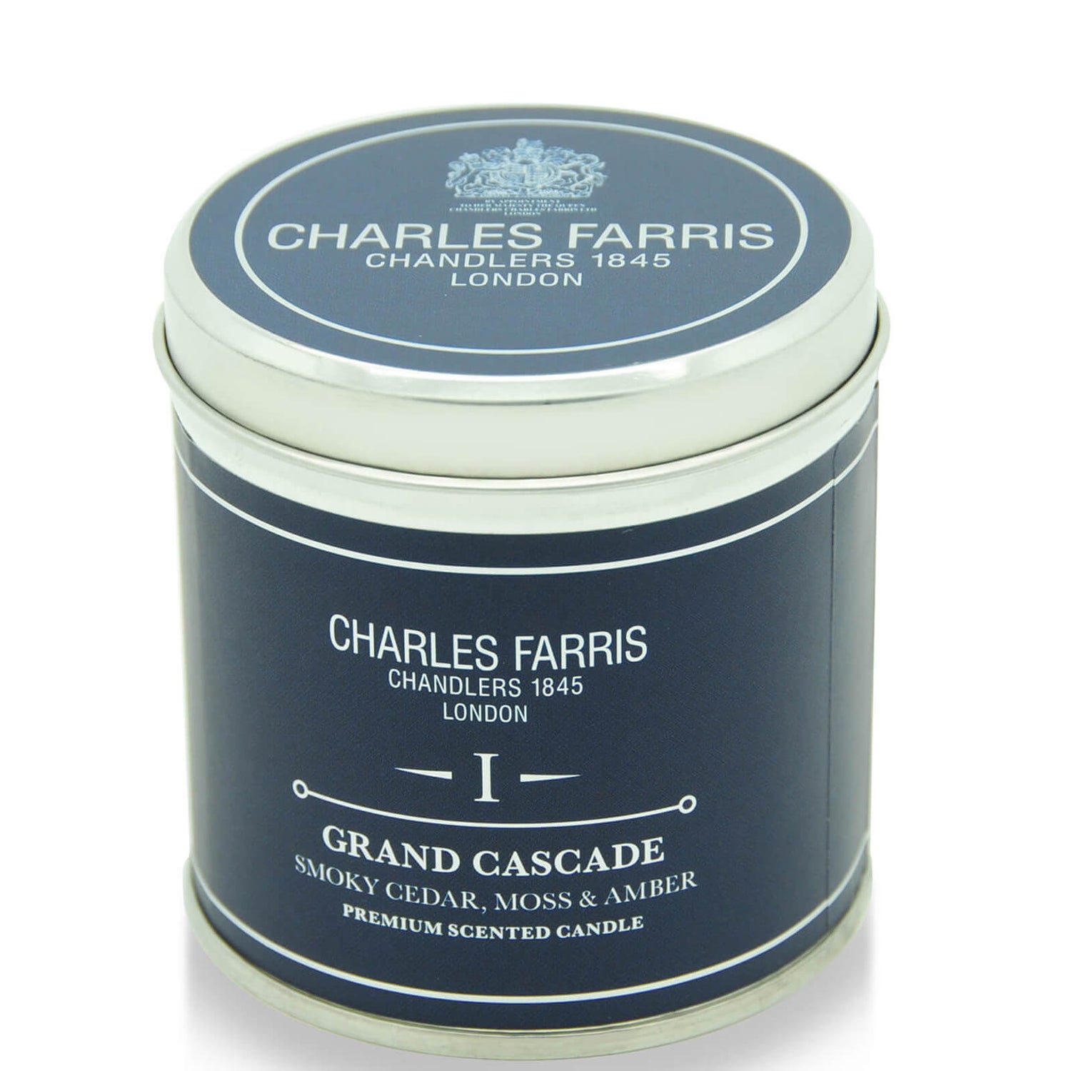 Charles Farris Signature Grand Cascade Tin Candle 300g