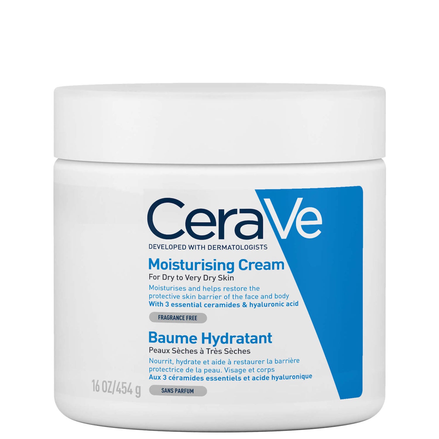 CeraVe Moisturising Cream 454 g lookfantastic