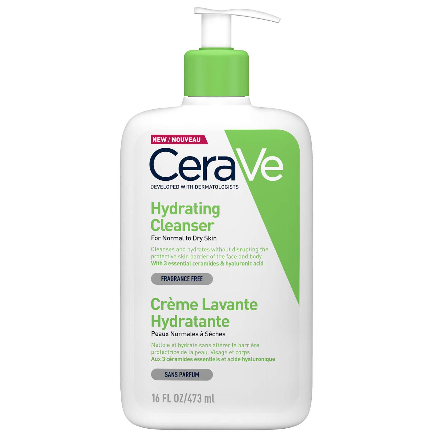 Limpiador hidratante de CeraVe 473 ml