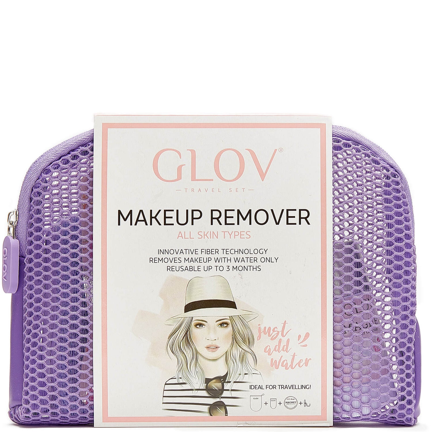 Set de Voyage Hydro Démaquillage pour Peaux Grasses Makeup Remover & Skin Care GLOV®