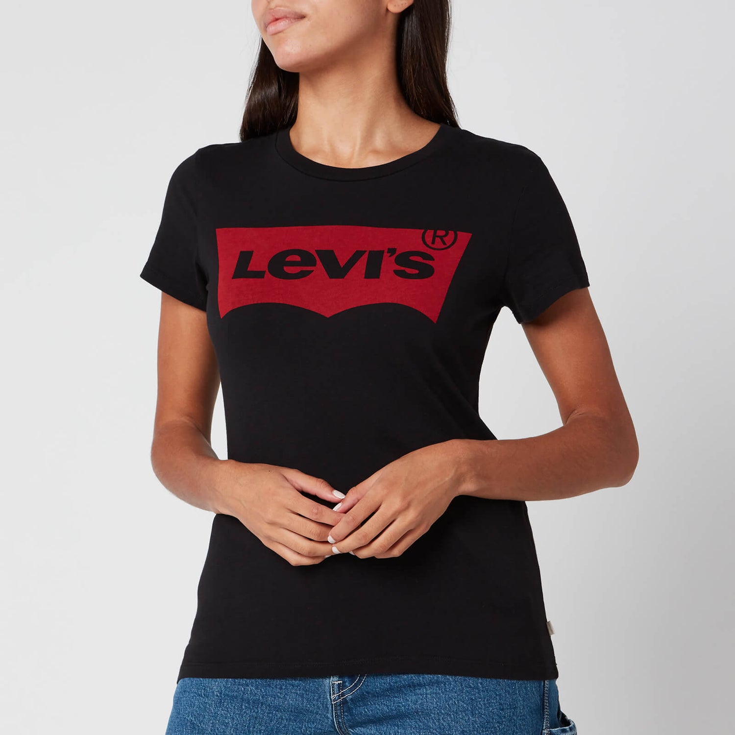 Levi s Women s The Perfect T Shirt Mineral Black