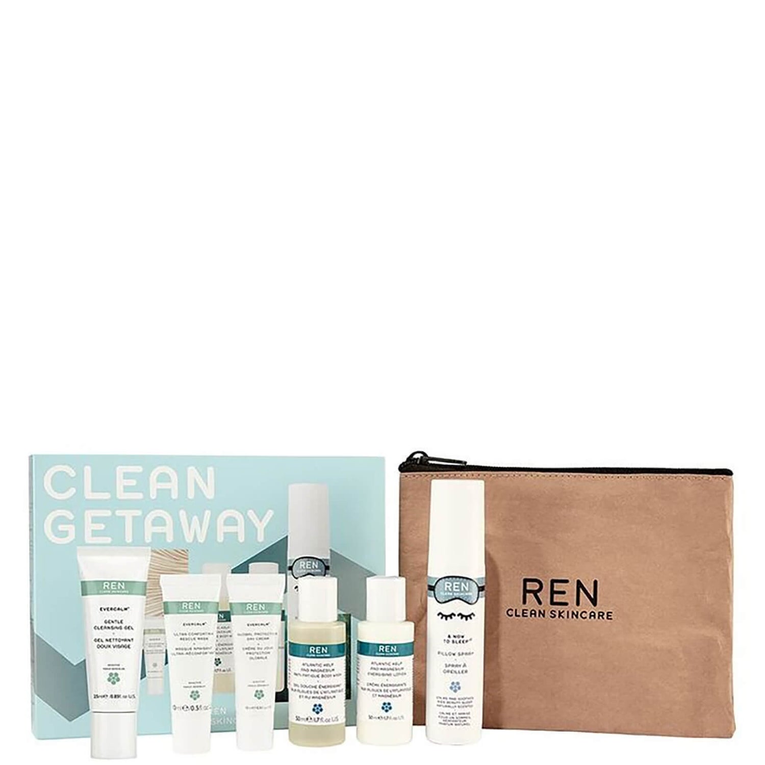 REN Clean Getaway Kit zestaw kosmetyków podróżnych