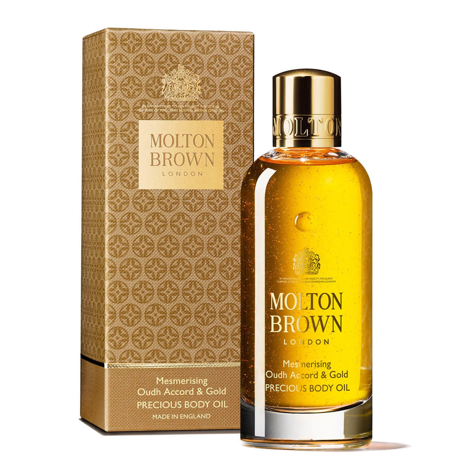 Molton Brown Oudh Accord & Gold Precious Body Oil -vartaloöljy