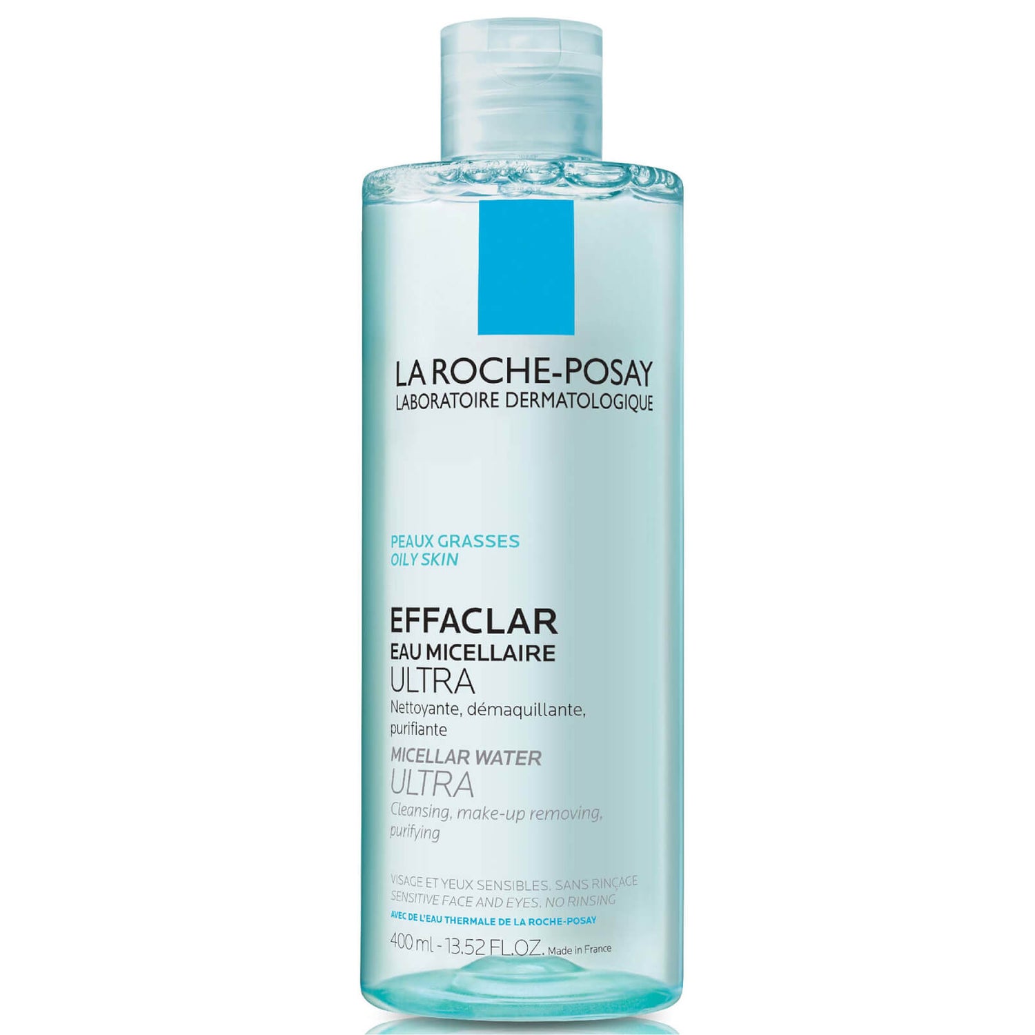 La Roche-Posay Effaclar Micellar Cleansing Water and Makeup Remover for Oily Skin (13.5 fl. oz.)