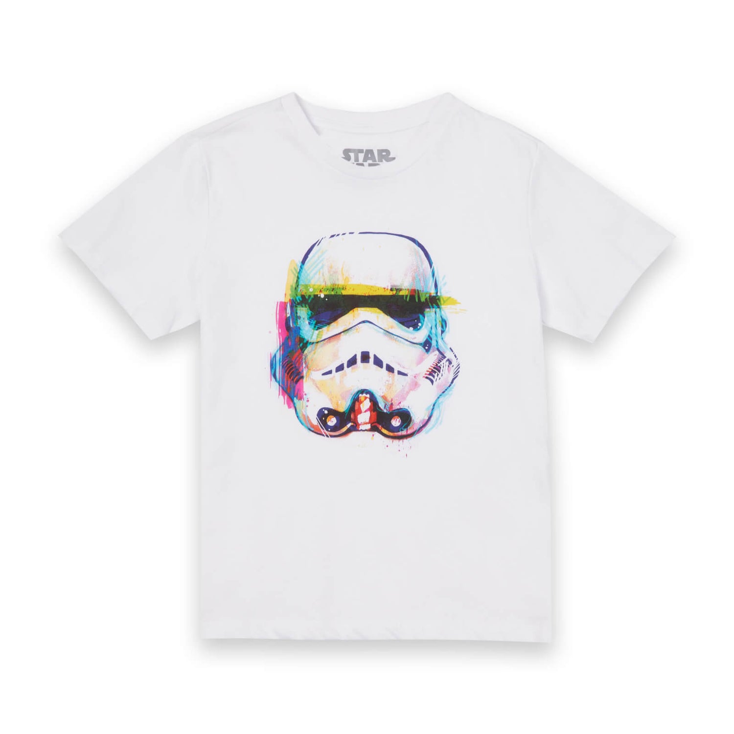 T-Shirt Enfant Stormtrooper Paint Brush Art - Star Wars - Blanc