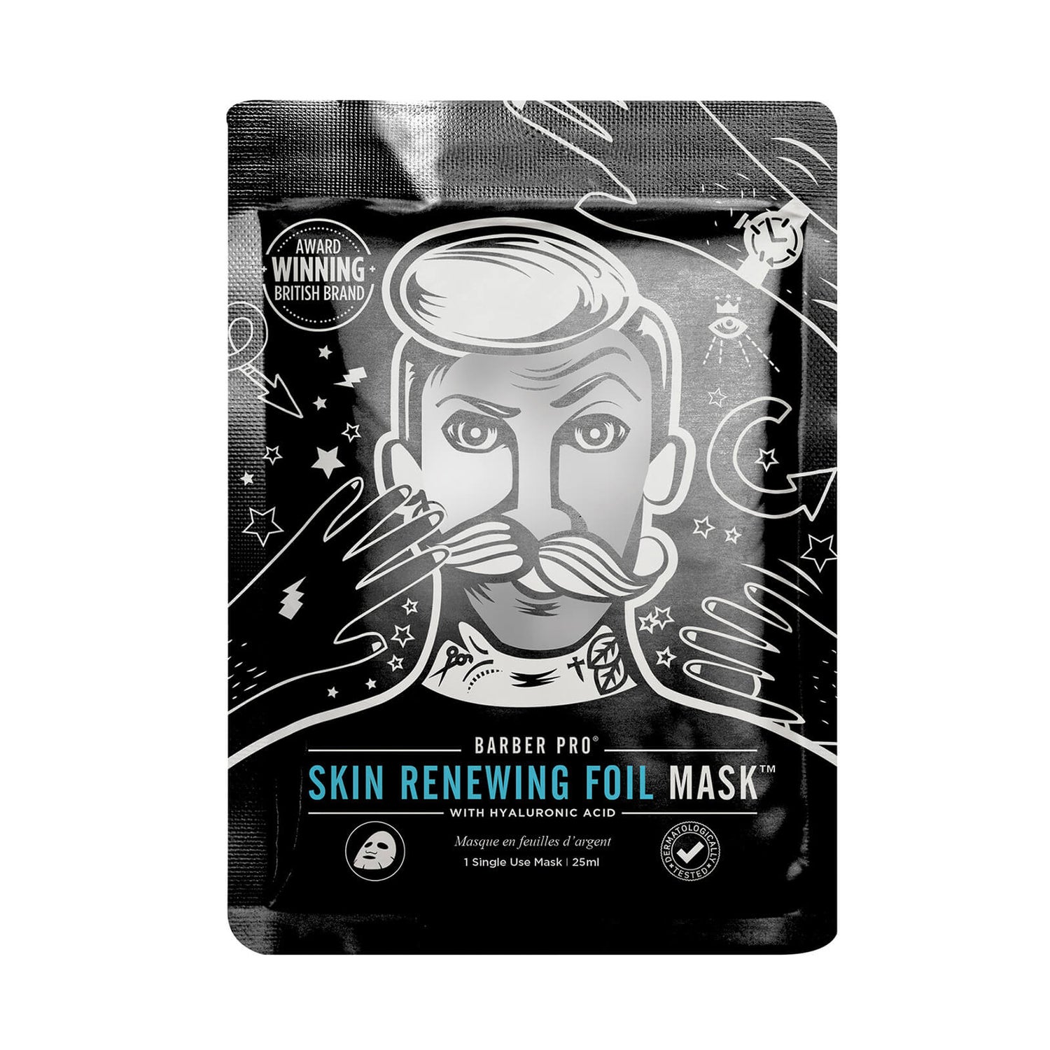 Омолаживающая маска из фольги BARBER PRO Skin Renewing Foil Mask 30 г