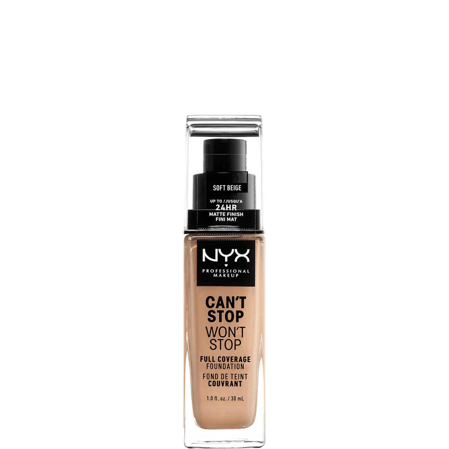 NYX Professional Makeup Can't Stop Won't Stop 24 Hour Foundation (olika nyanser)