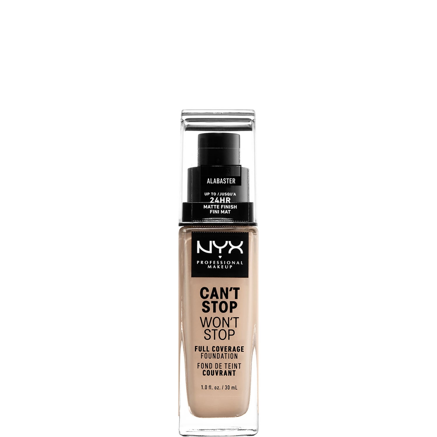 Base 24 Horas Can't Stop Won't Stop da NYX Professional Makeup (Vários tons)