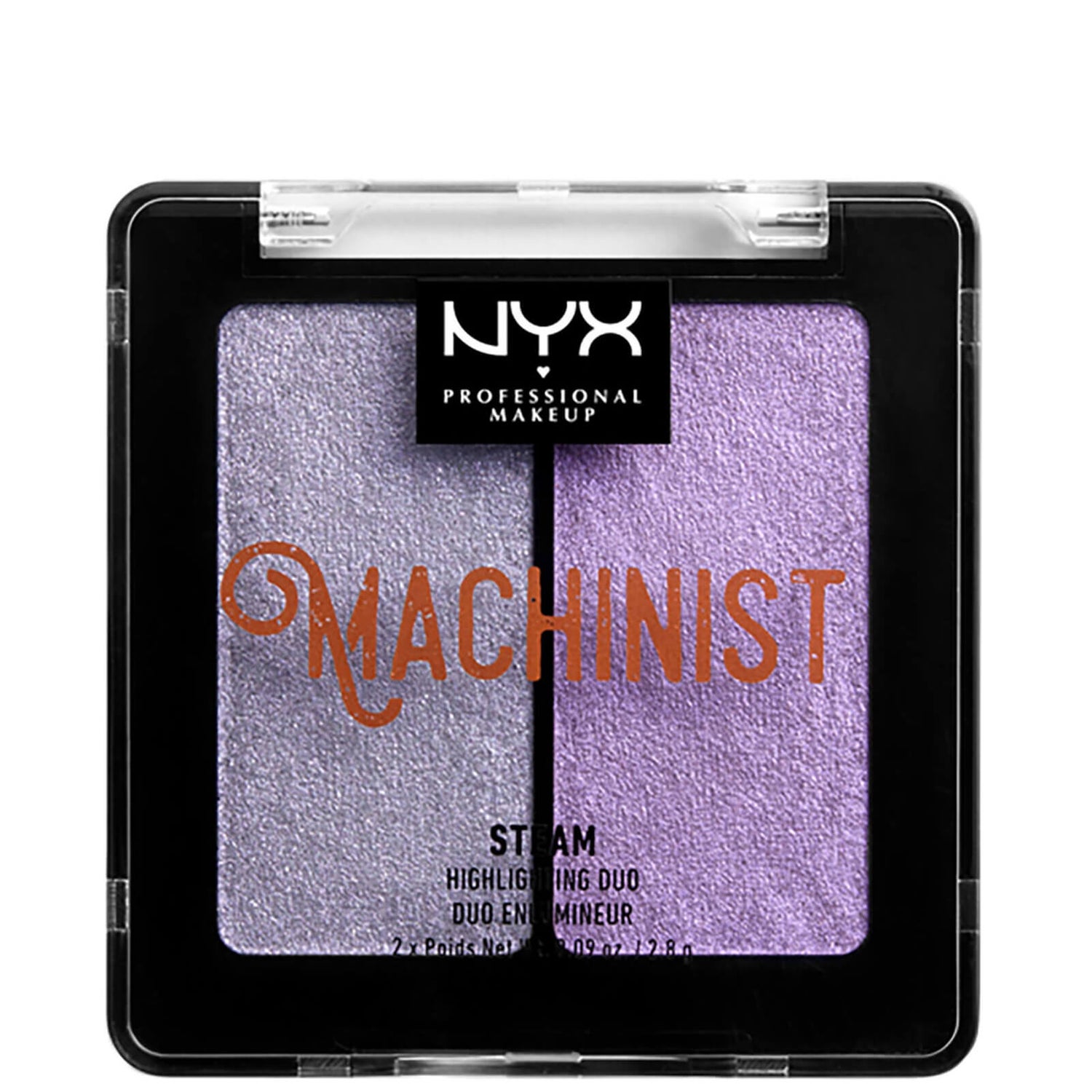 NYX Professional Makeup Machinist Highlighter Duo Kit - Steam(NYX 프로페셔널 메이크업 머시니스트 하이라이터 듀오 키트 - 스팀)