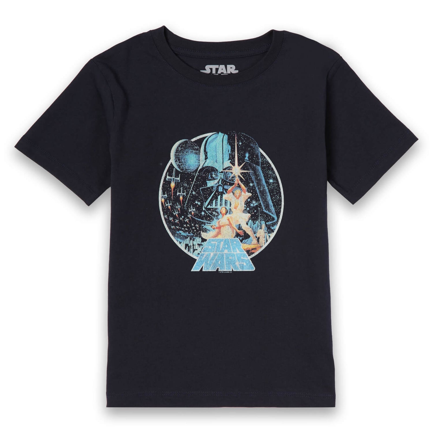 Star Wars Classic Vintage Victory Kinder T-Shirt - Navy Blau - 9-10 Jahre