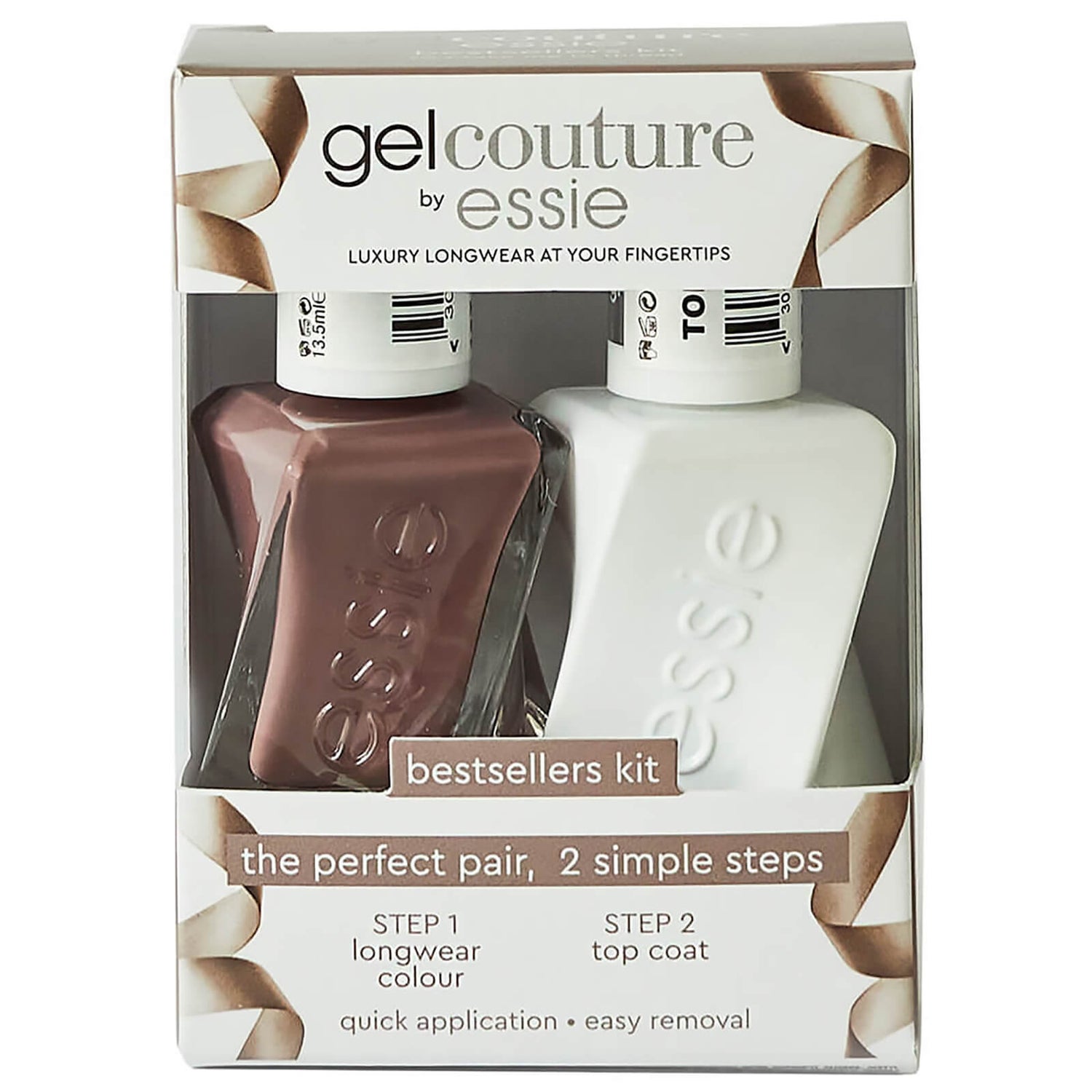 essie Nail Polish Gel Couture Summer Nudes Duo Kit
