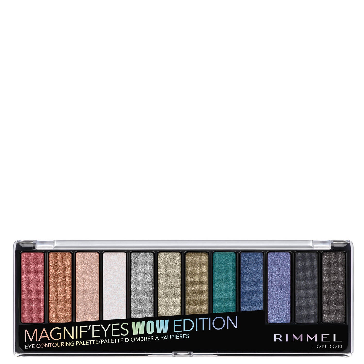 Палетка теней для контуринга Rimmel Magnif'Eyes Eye Contouring Palette, WOW Edition